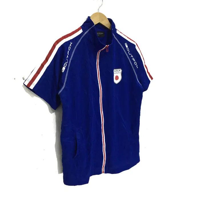 Japanese Brand Vtg OUTFOX JAPAN National Team Jersey Shirt Football Sweater Size US L / EU 52-54 / 3 - 4 Thumbnail