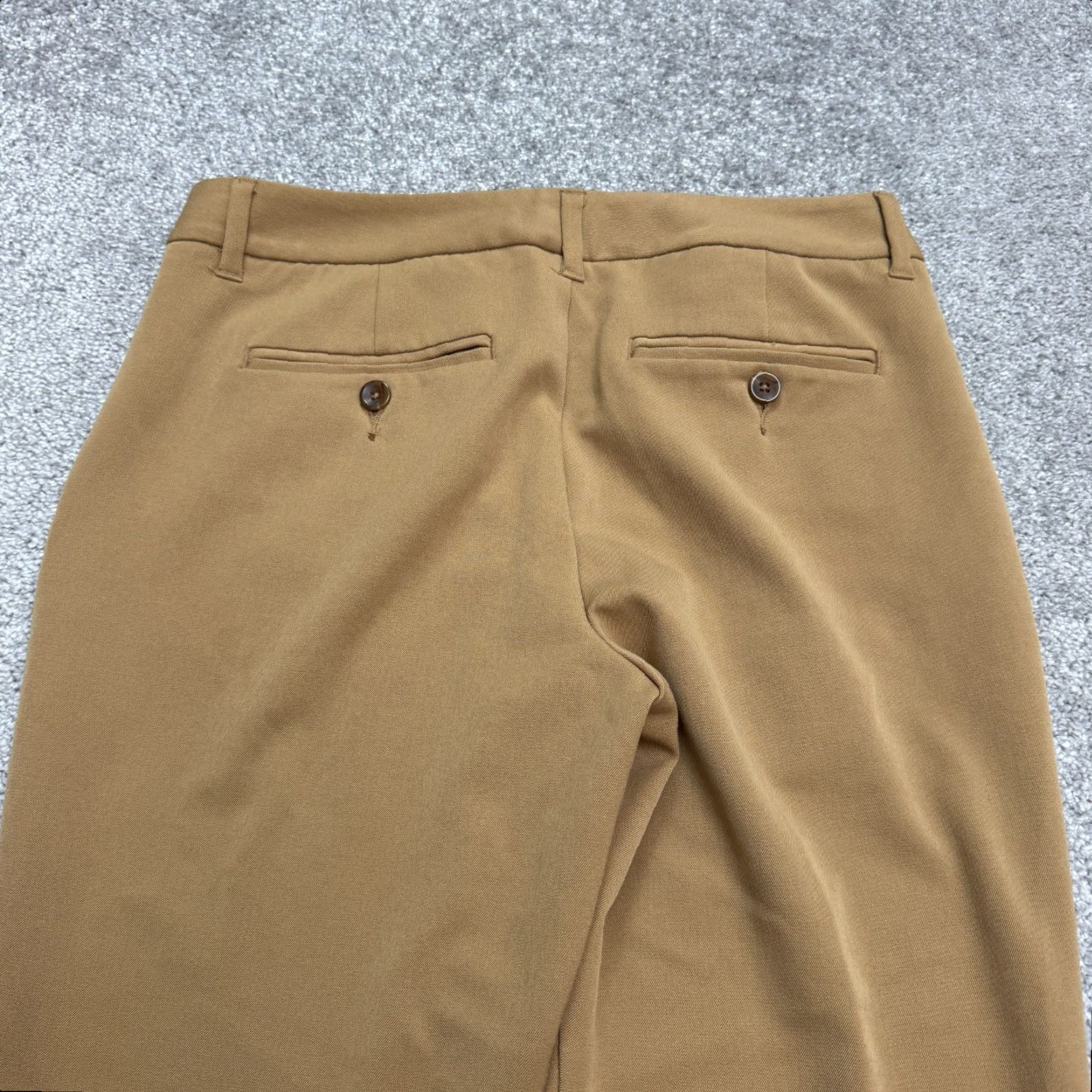 Old Navy Old Navy Womens 4 Khaki Brown Mid Rise Cuffed Straight Leg Ankle Pants Size 27" / US 4 / IT 40 - 4 Thumbnail