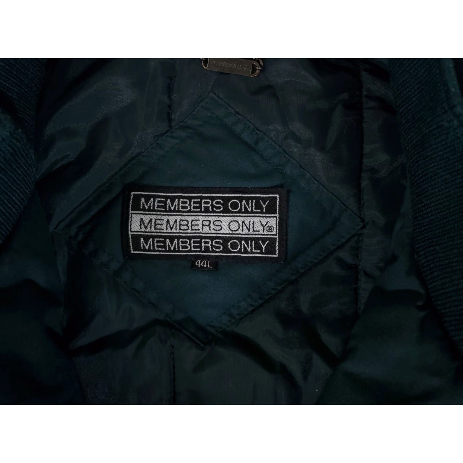Members Only VINTAGE Members Only Windbreaker Jacket 80s Mens 44 L Green Coat Size US S / EU 44-46 / 1 - 2 Thumbnail