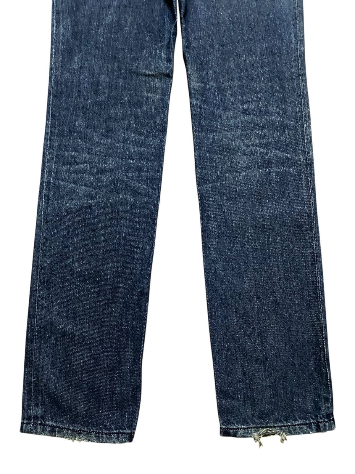 Diesel Black Gold Vintage Diesel Matic Wash Rhinestone Punk Style Skinny Jeans Size 31" - 6 Thumbnail