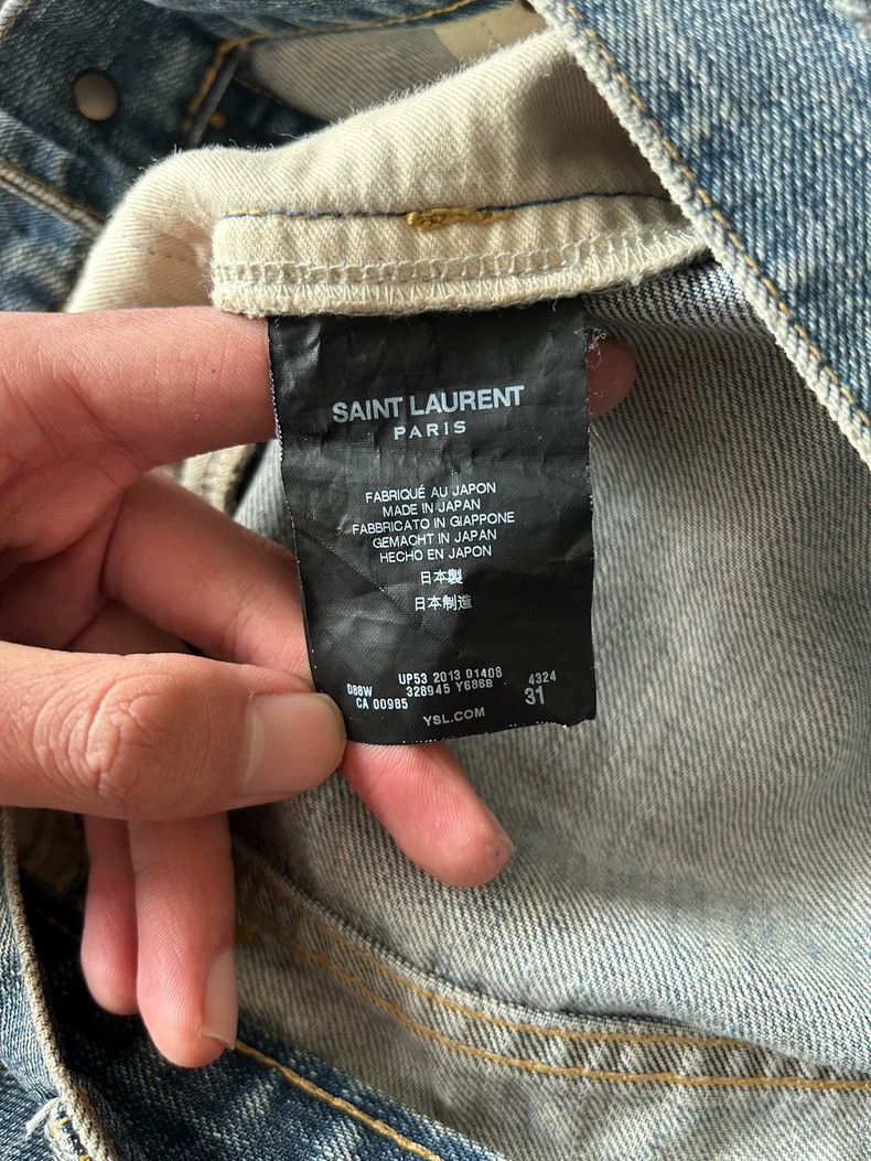 Yves Saint Laurent Saint Laruent 13fw First Year Show Style D02 Washed Erosive Size US 31 - 6 Thumbnail