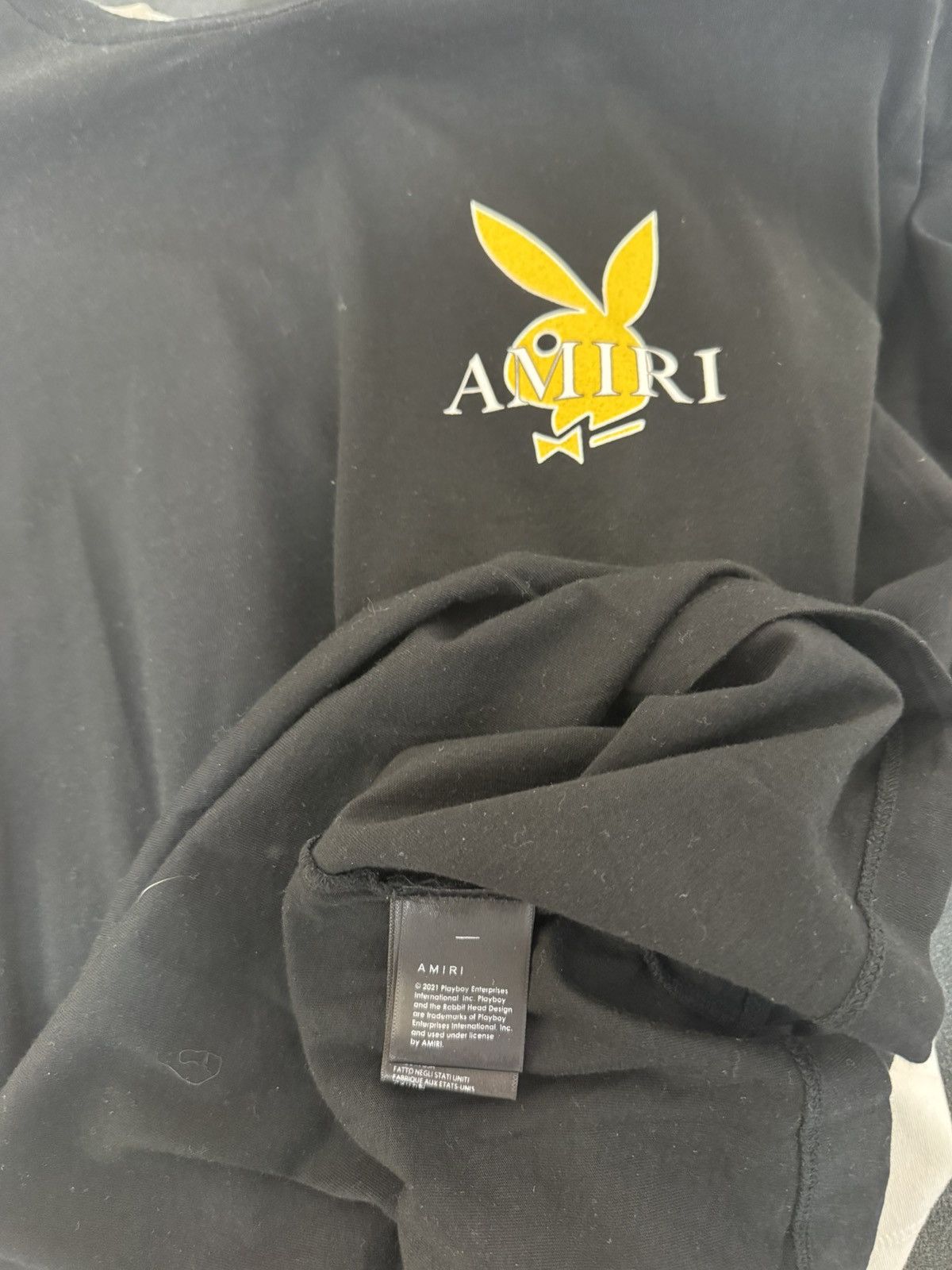 Amiri × Playboy Amiri x Playboy collaboration cover bunny t-shirt black Size US M / EU 48-50 / 2 - 4 Thumbnail