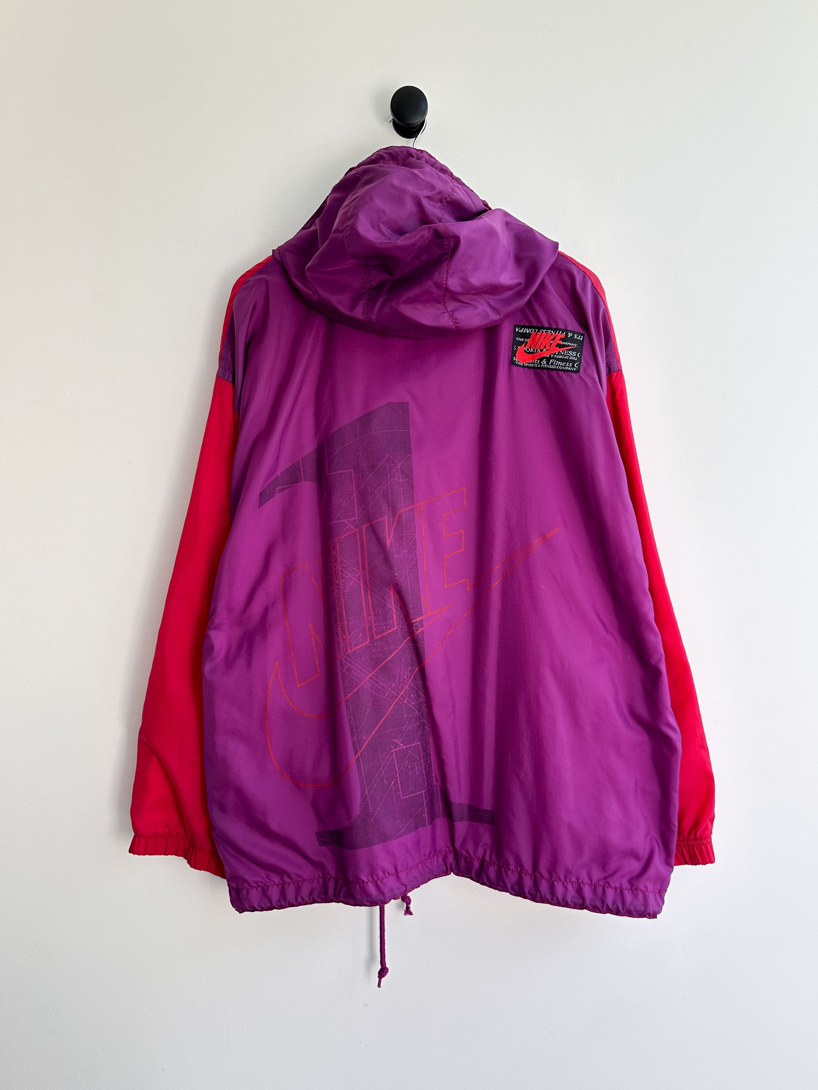 Nike Vintage Nike Track Light Nylon Jacket Size US XL / EU 56 / 4 - 2 Thumbnail