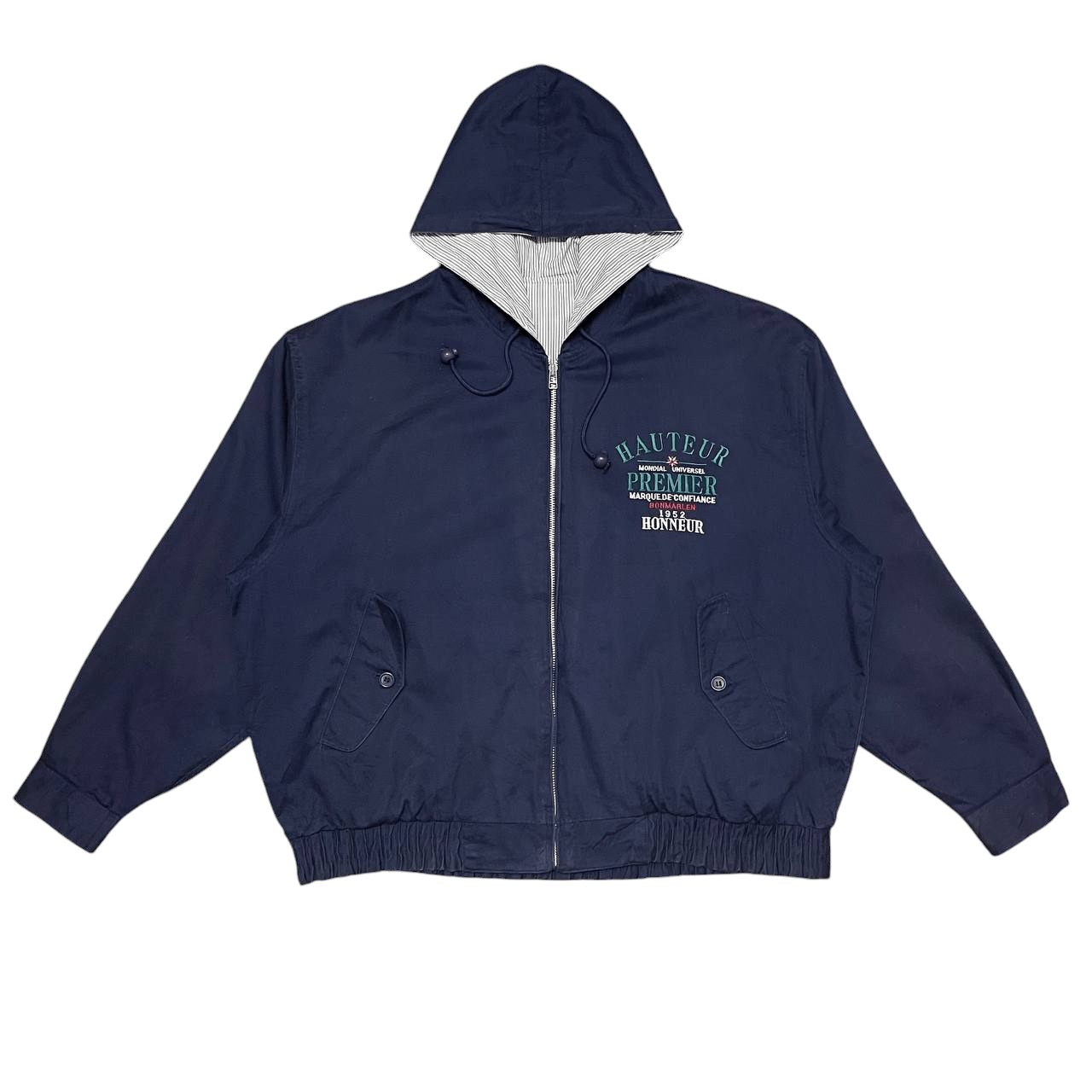 Japanese Brand Vintage Bon Marlen Hooded Zipper Jacket Size US XL / EU 56 / 4 - 1 Thumbnail