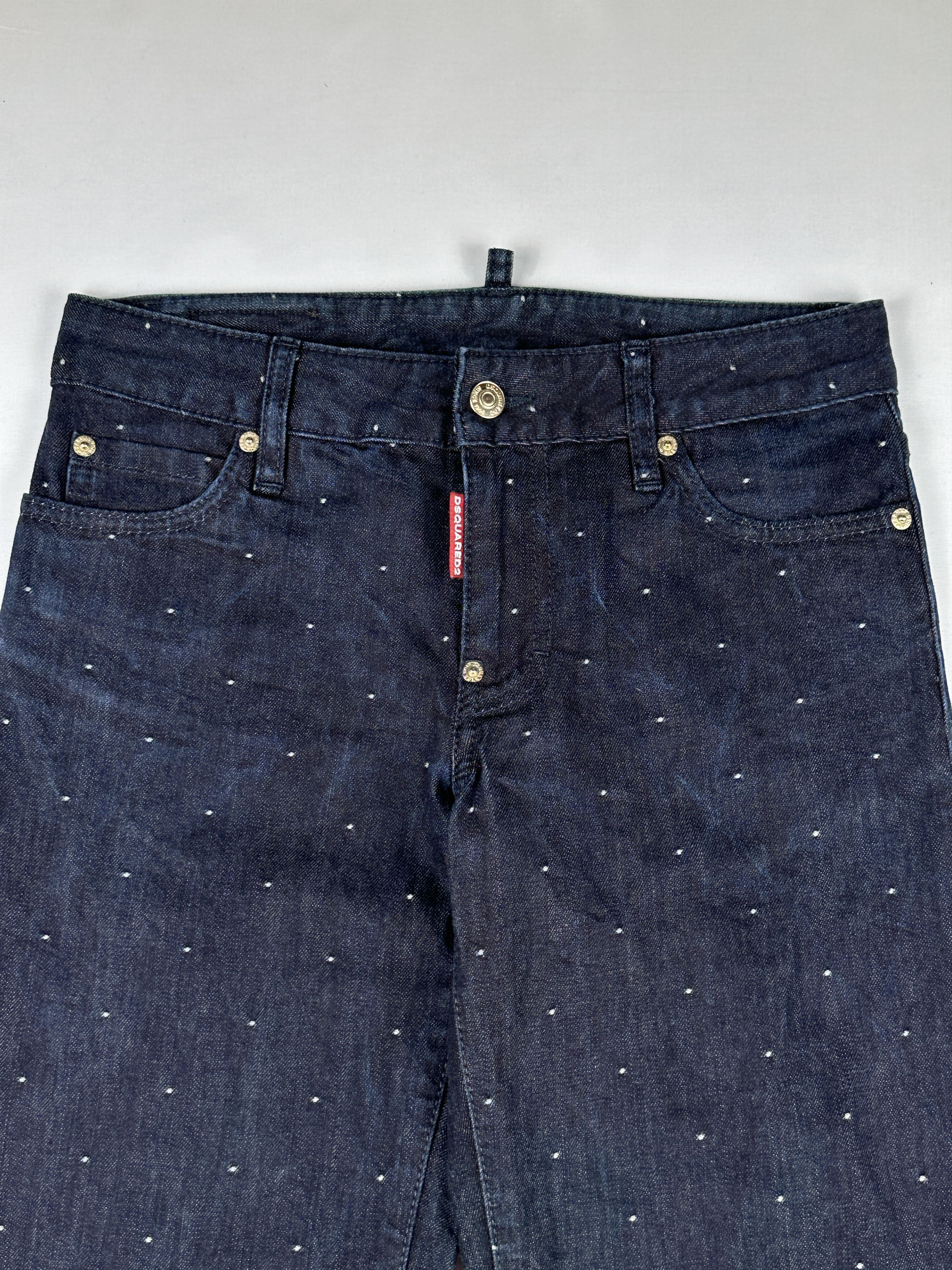Dsquared2 Polka Dot Denim Jeans Size US 29 - 3 Thumbnail
