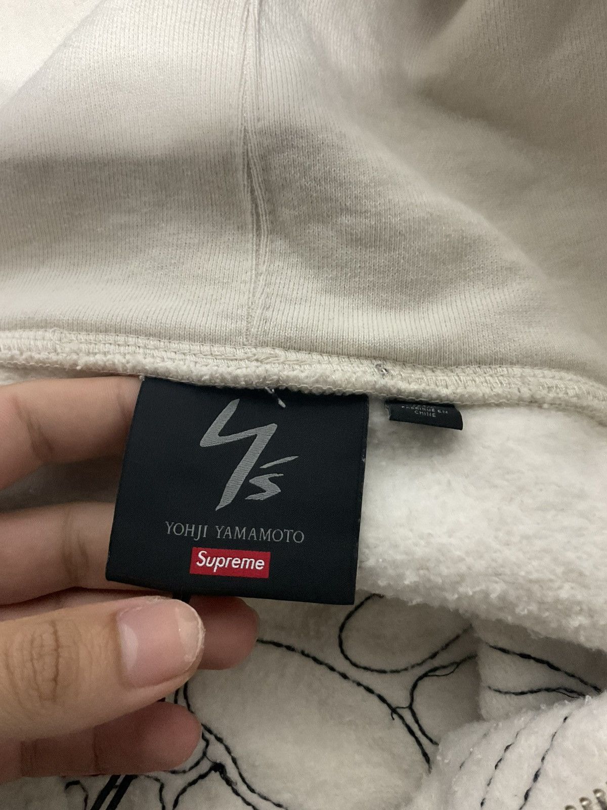Supreme × Yohji Yamamoto Supreme Yohji Yamamoto cream zip up Size US S / EU 44-46 / 1 - 6 Thumbnail