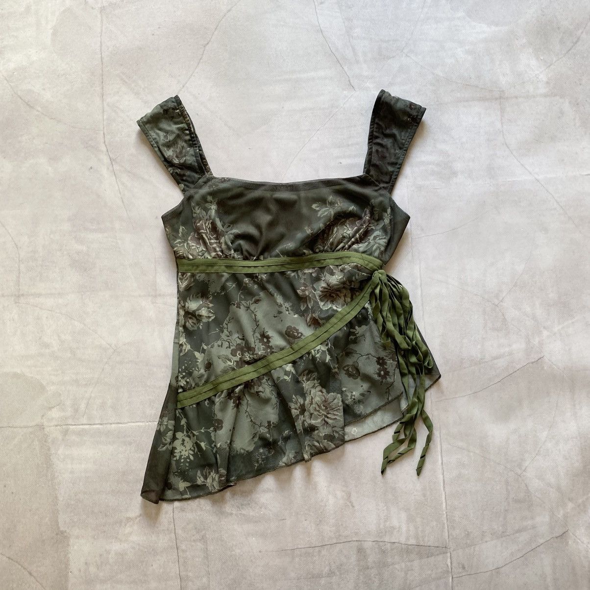 Hysteric Glamour 00s Japan Floral Bandage Side Tank Top Hysteric Glamour Vibe Size M / US 6-8 / IT 42-44 - 1 Thumbnail