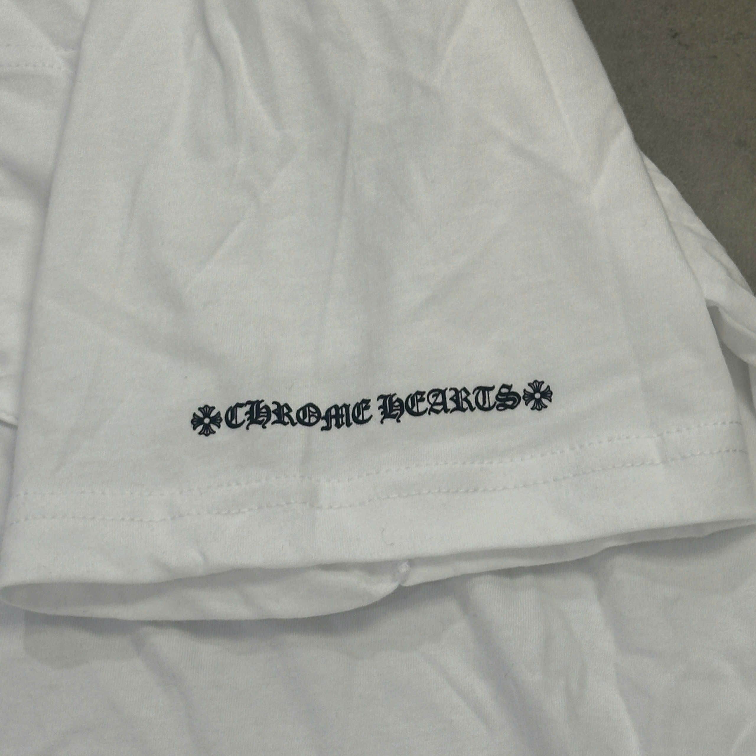 Chrome Hearts Chrome hearts short sleeve T-SHIRT WHITE Size US XL / EU 56 / 4 - 3 Thumbnail