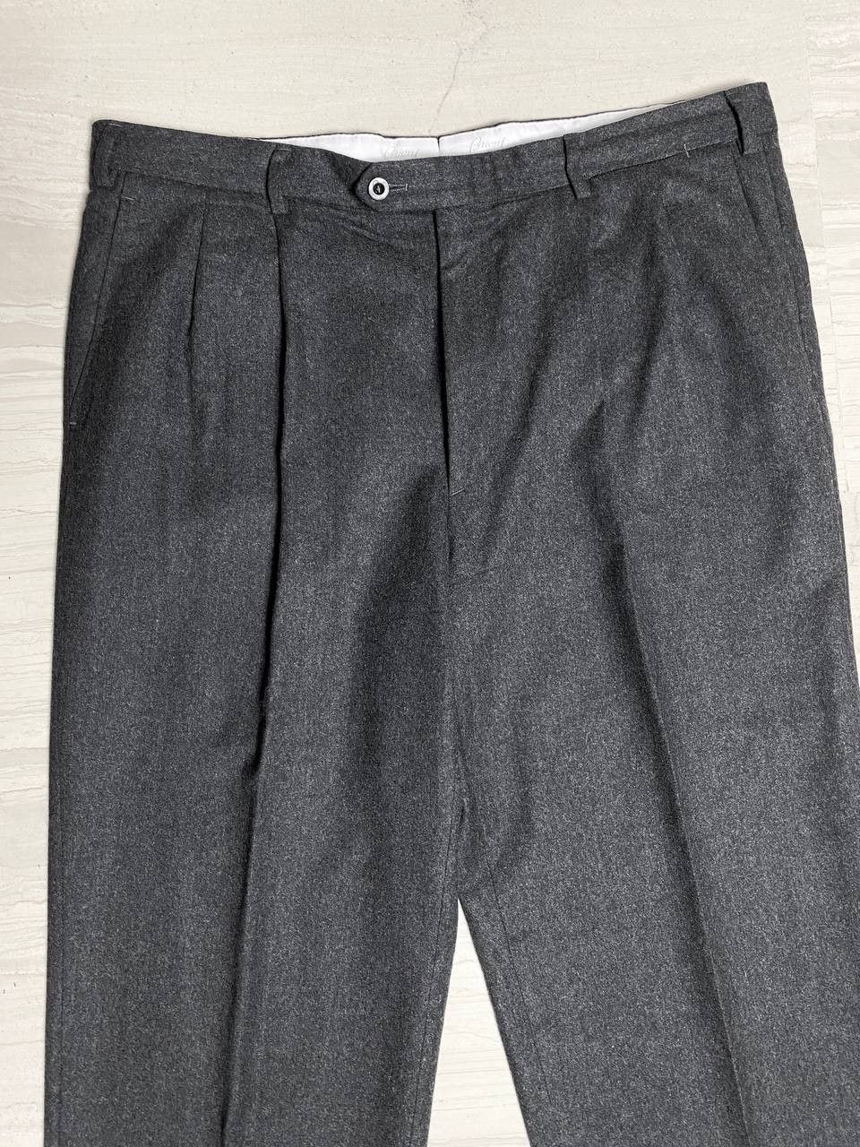Brioni Brioni Logo Classic Casual Wool Dress Suit Pants Trousers Size US 38 / EU 54 - 3 Thumbnail