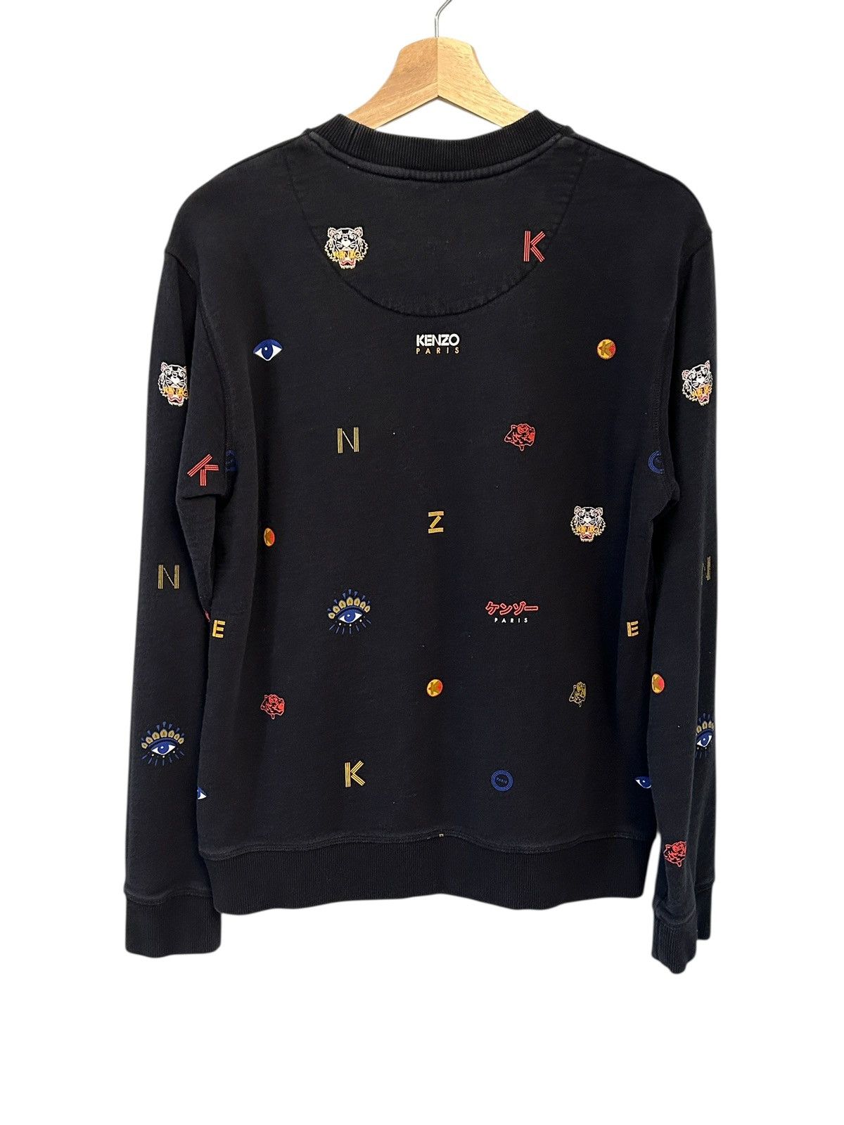 Kenzo Kenzo Allover Tiger Logo Classic men’s Sweatshirt medium Size US M / EU 48-50 / 2 - 4 Thumbnail