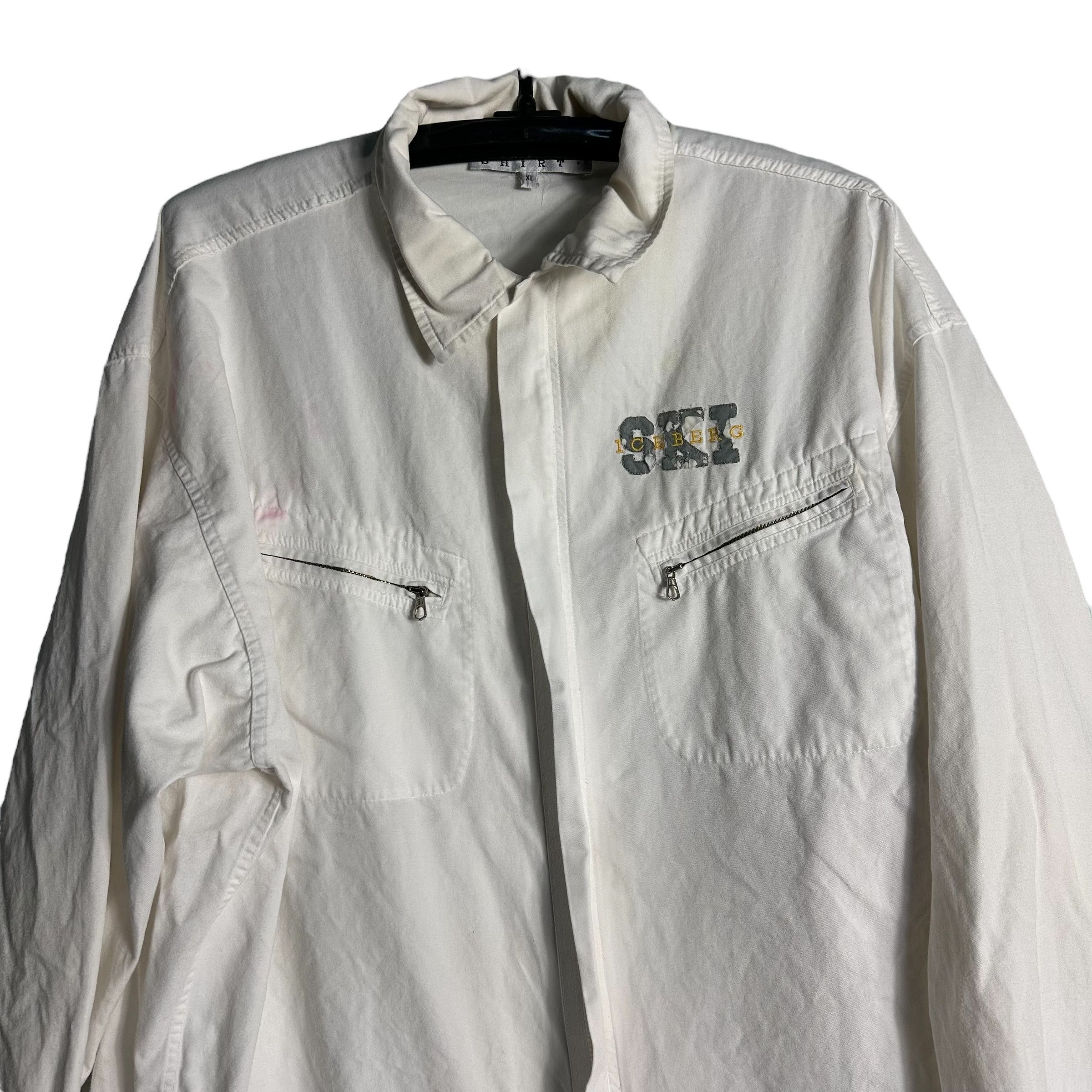 Iceberg 🔥RARE🔥Vintage Iceberg Shirt Zipper Light Jacket Size US XL / EU 56 / 4 - 2 Thumbnail