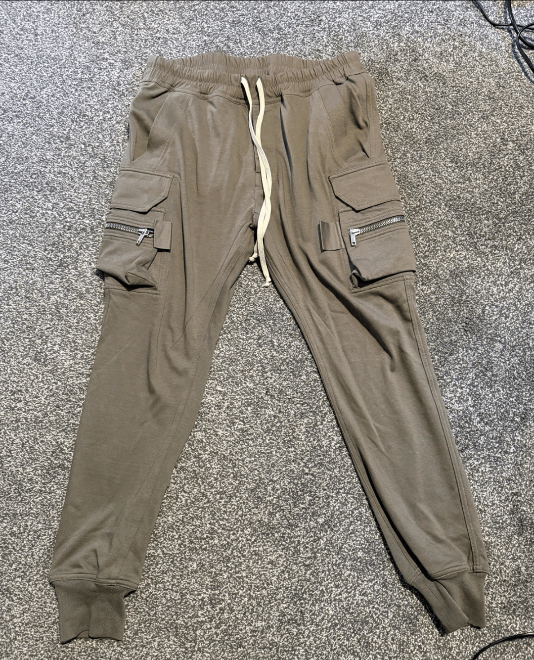 Rick Owens Rick Owens Mainline SS23 EDFU Mastodon Joggers Dust Size US 34 / EU 50 - 1 Thumbnail