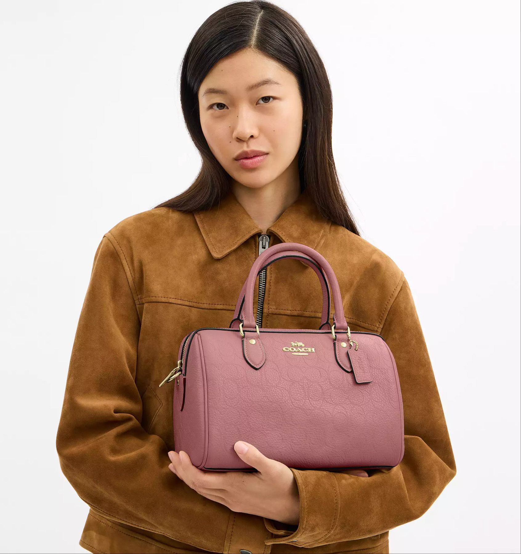 Coach Rowan Satchel Bag In Signature Leather CCD50 Size ONE SIZE - 9 Thumbnail