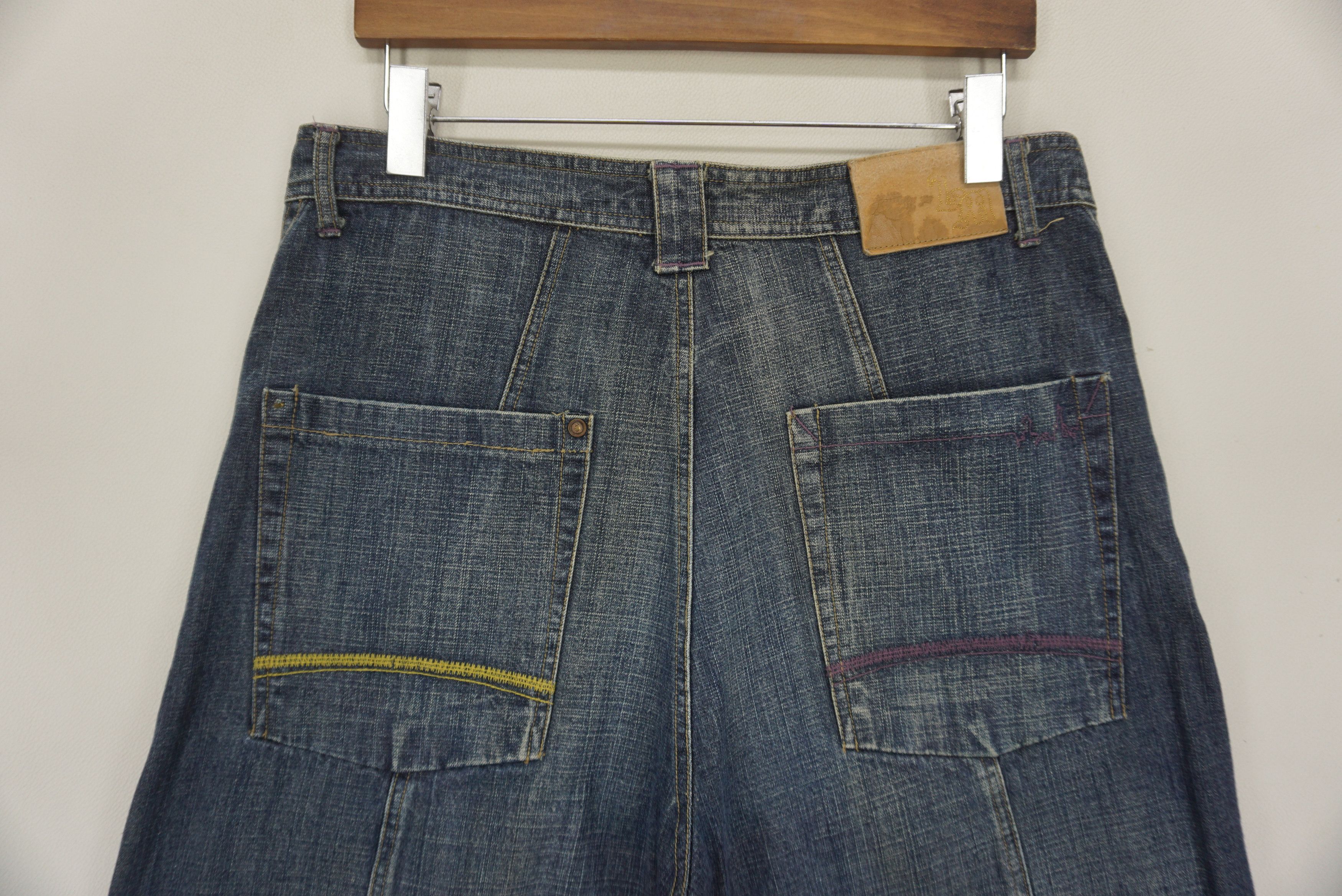 Live Mechanics Y2K Baggy Jeans Size 34 fit W36xL35 Live Mechanics Denim Size US 34 / EU 50 - 9 Thumbnail