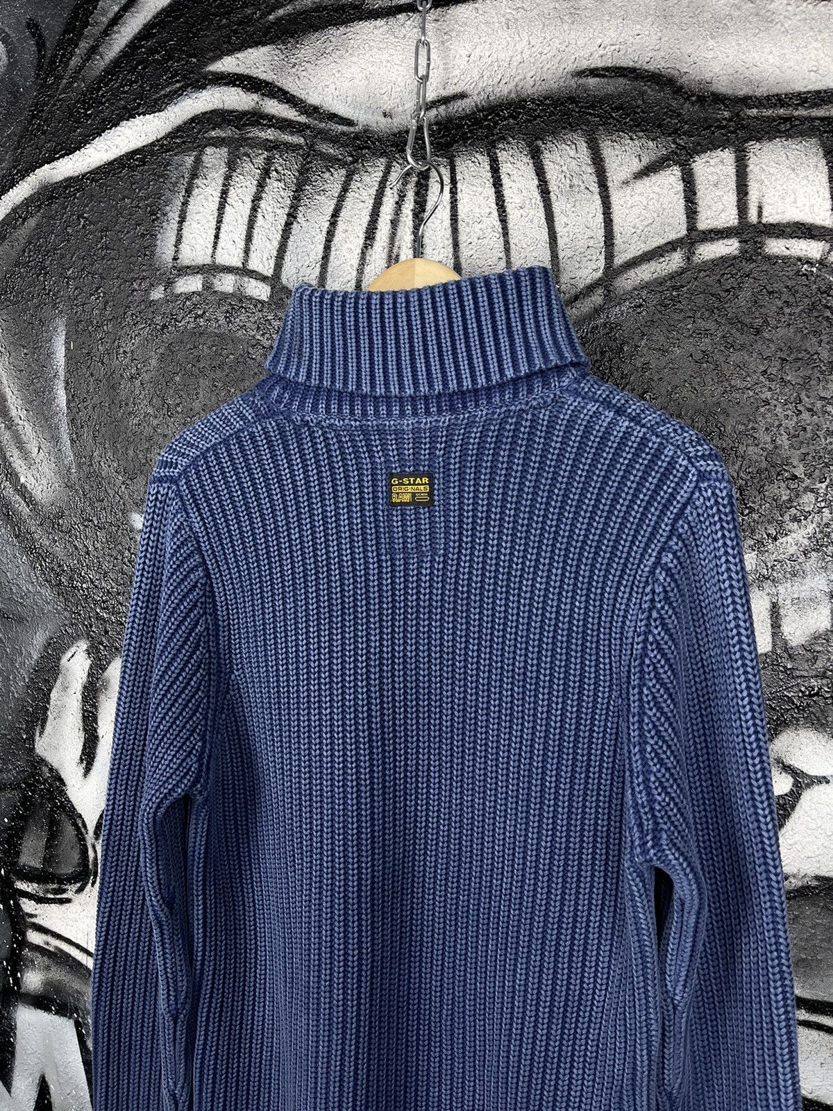 G-Star × Vintage G Star RAW Champ Coll Knit Men’s Golf Sweater Size L Size US L / EU 52-54 / 3 - 6 Thumbnail