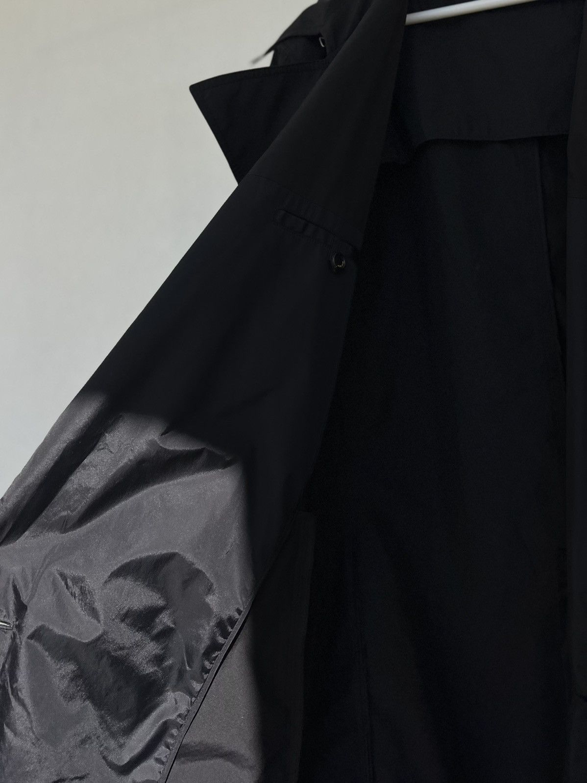 Miu Miu Miu Miu Asymetric Trench Coat nylon 50 XL XXL vintage Size XL / US 12-14 / IT 48-50 - 13 Thumbnail