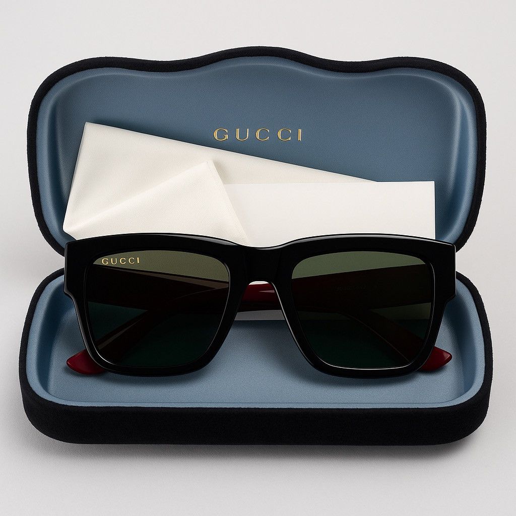 Gucci GG1668S (003) Acetate Wayfarer Bold Street Style