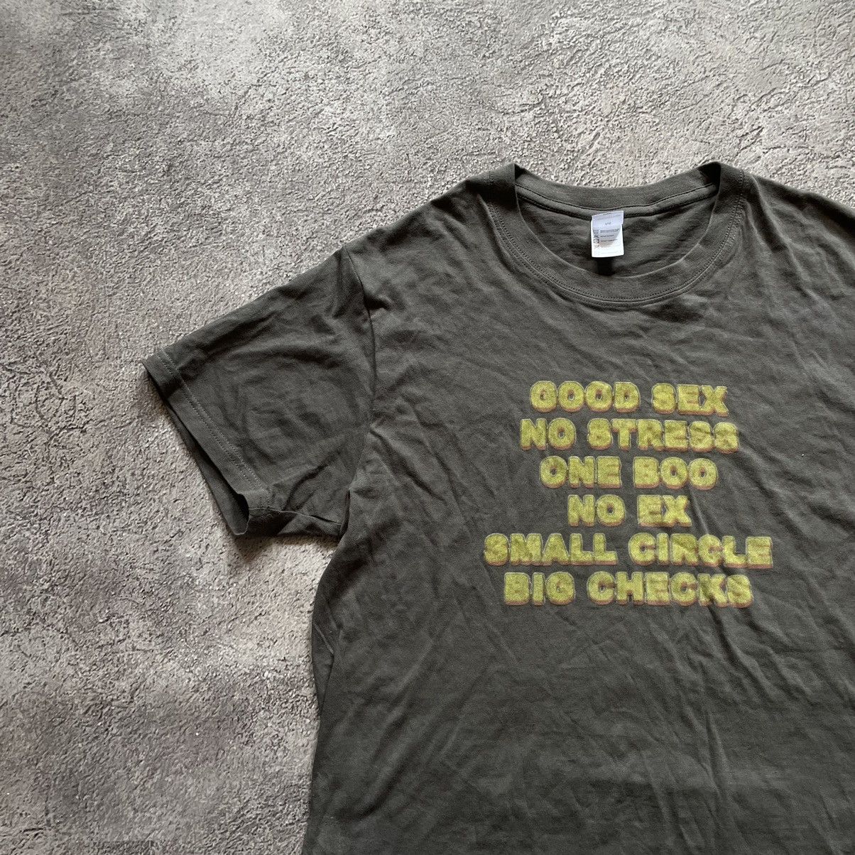 Vintage Vintage 90s Sun Faded Graphic Humor Tee Streetwear Boxy M Size US M / EU 48-50 / 2 - 4 Thumbnail