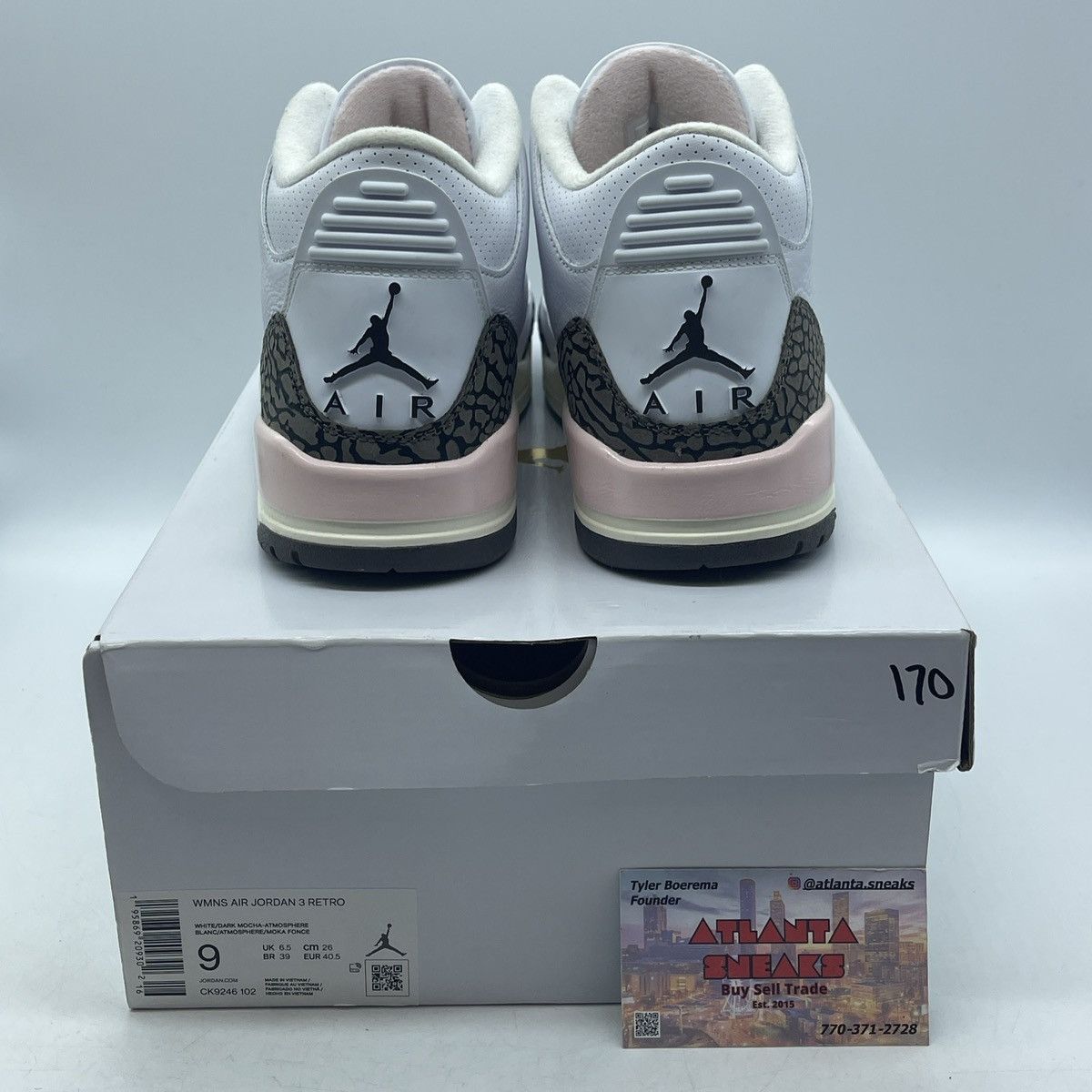 Jordan Brand Air Jordan 3 Neapolitan Size US 9 / IT 39 - 3 Thumbnail