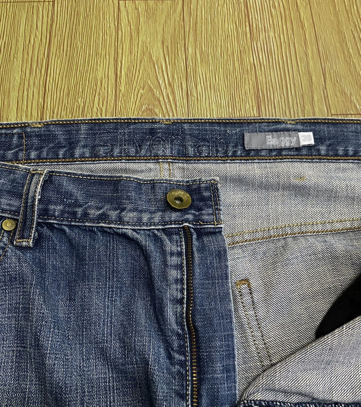 Levi's Rare Design Vintage Brand Levis SilverTab Baggy Jeans 2000s Size US 38 / EU 54 - 7 Thumbnail