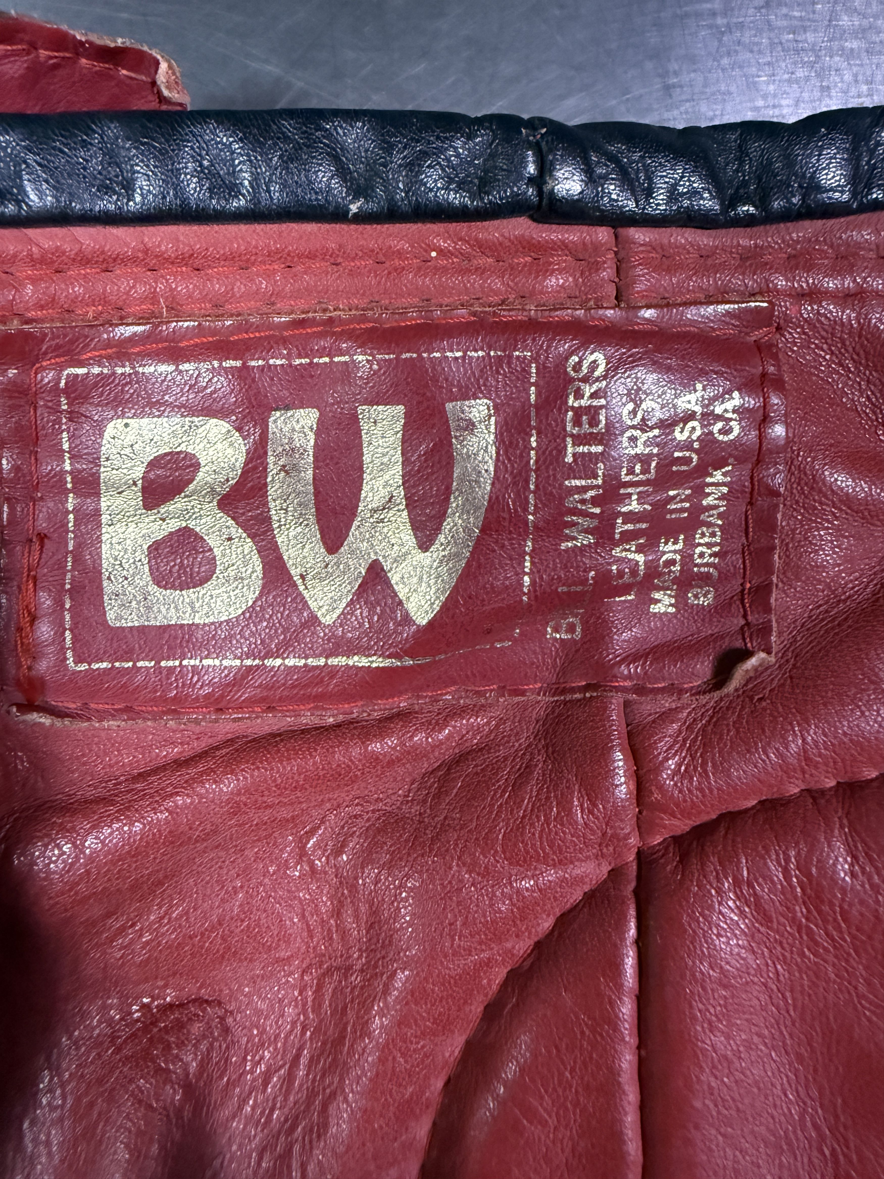 Vintage Vintage Bill Walters Red Leather Motorcycle Pants Size US 28 / EU 44 - 5 Thumbnail