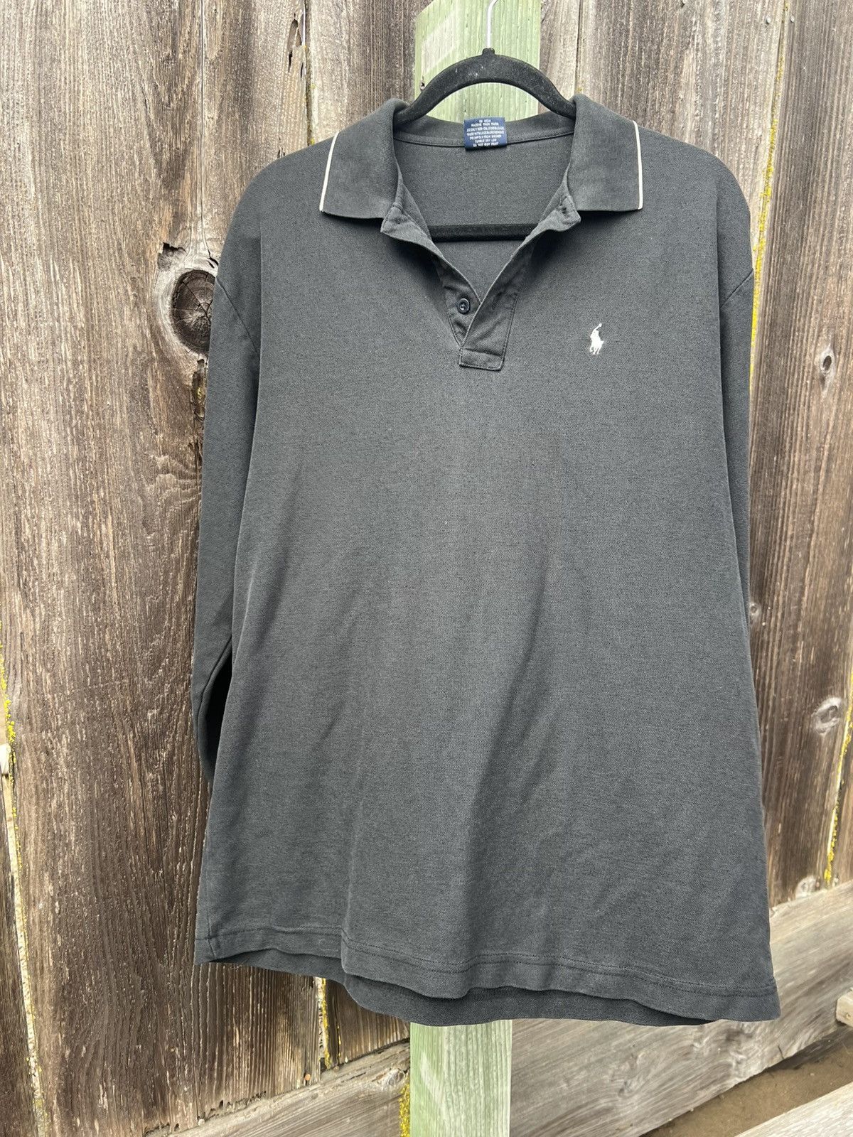 Polo Ralph Lauren XXL Black Polo Ralph Lauren Shirt 100% Cotton, Made in USA Size US XXL / EU 58 / 5 - 1 Thumbnail