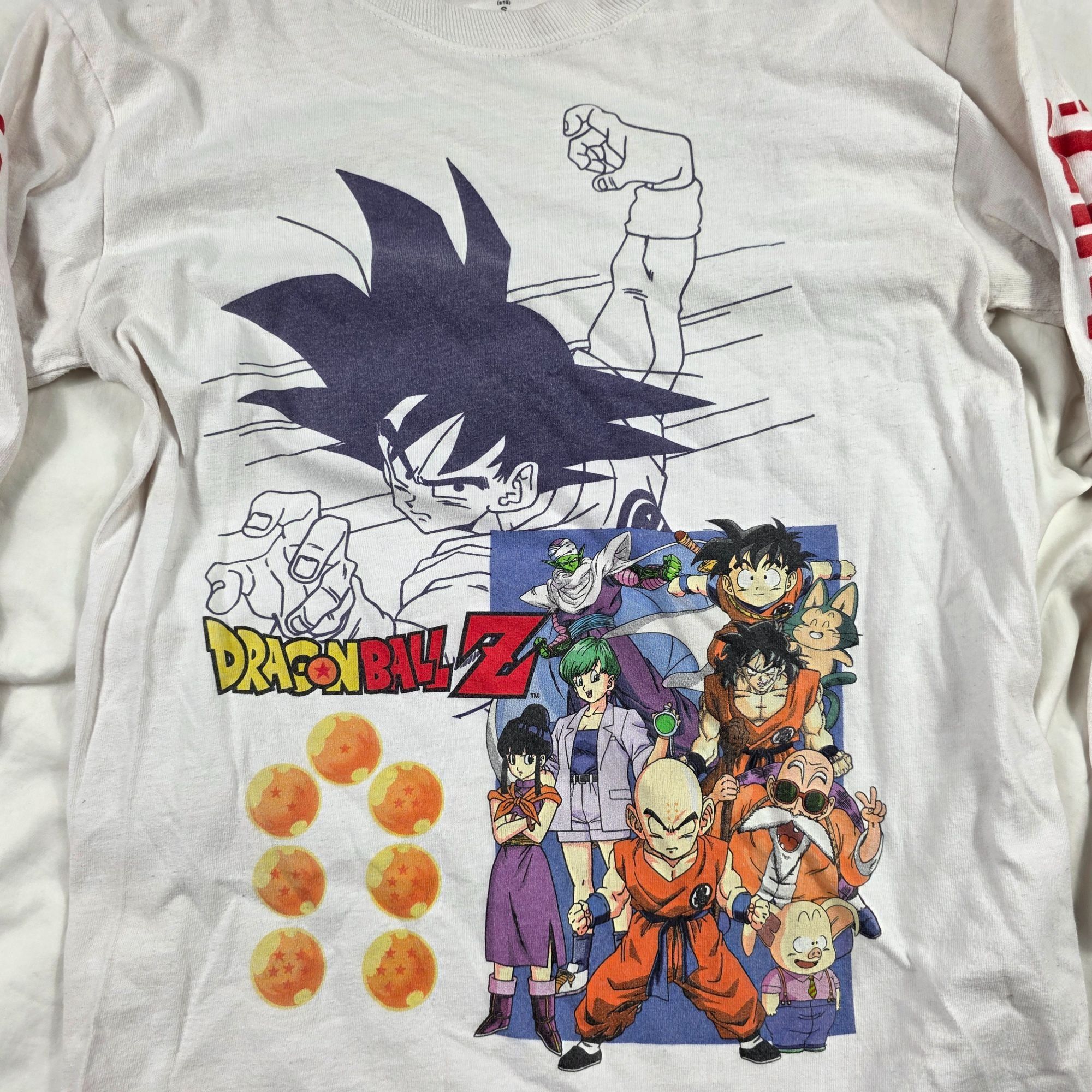 Other Dragon Ball Z Mens Size Small White Graphic Shirt Anime Long Size US S / EU 44-46 / 1 - 3 Thumbnail