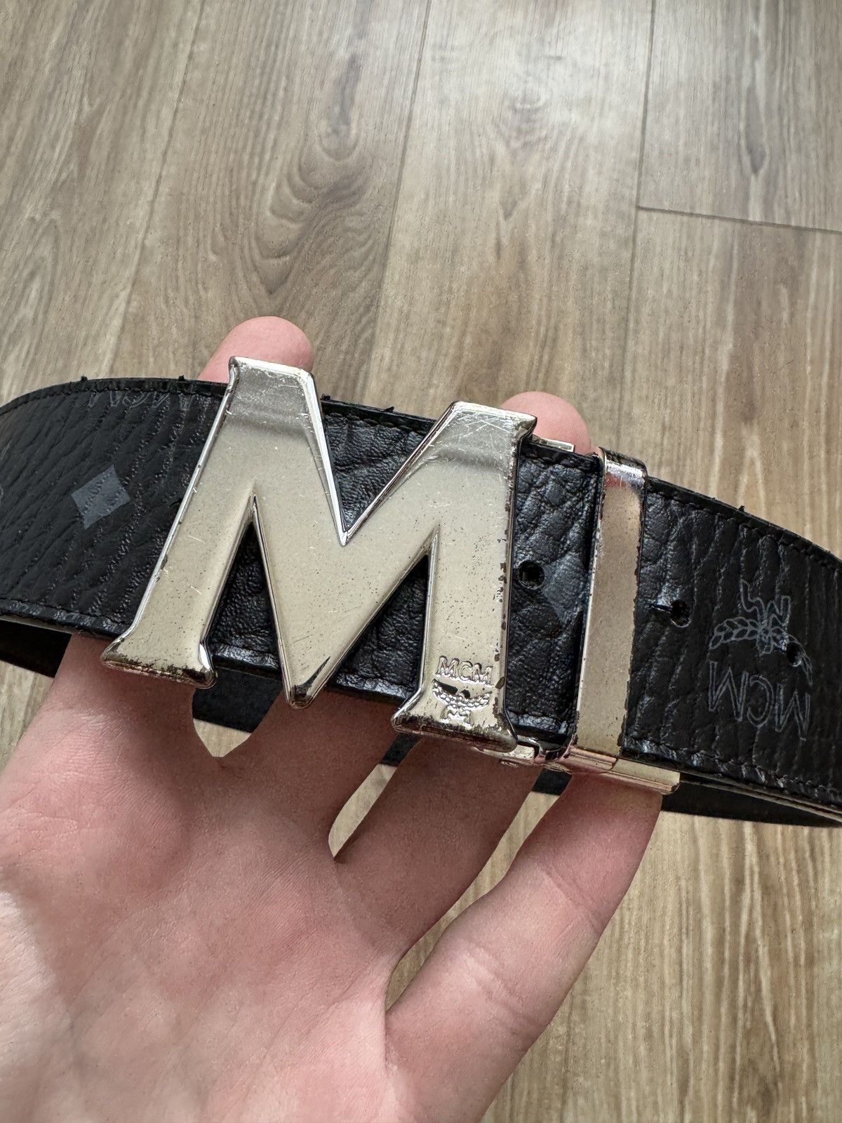 MCM Mcm Reversible Leather Belt Size ONE SIZE - 3 Thumbnail