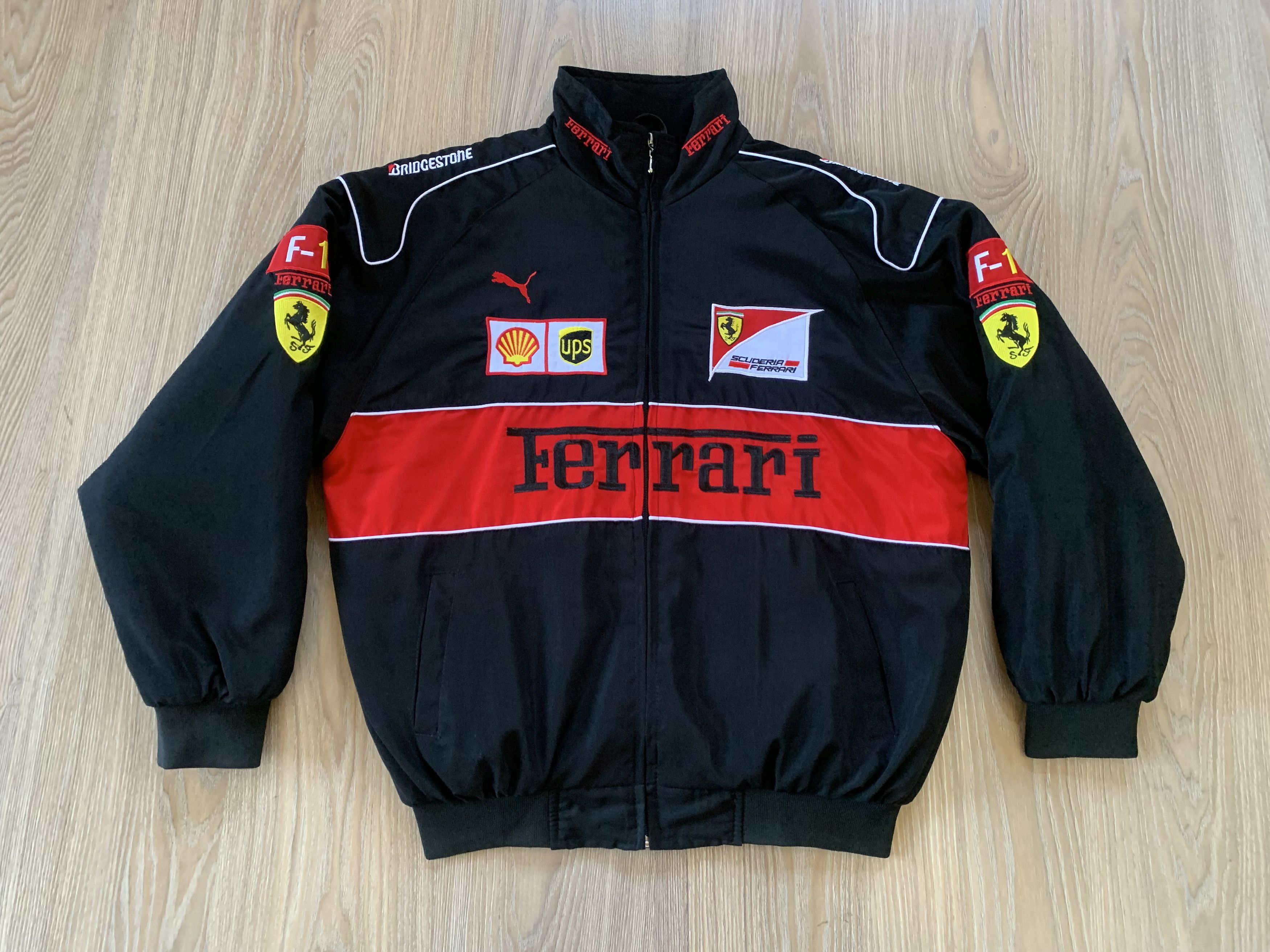 Ferrari Ferrari Scuderia F1 Vintage Racing Jacket Black Edition Size US XL / EU 56 / 4 - 2 Thumbnail