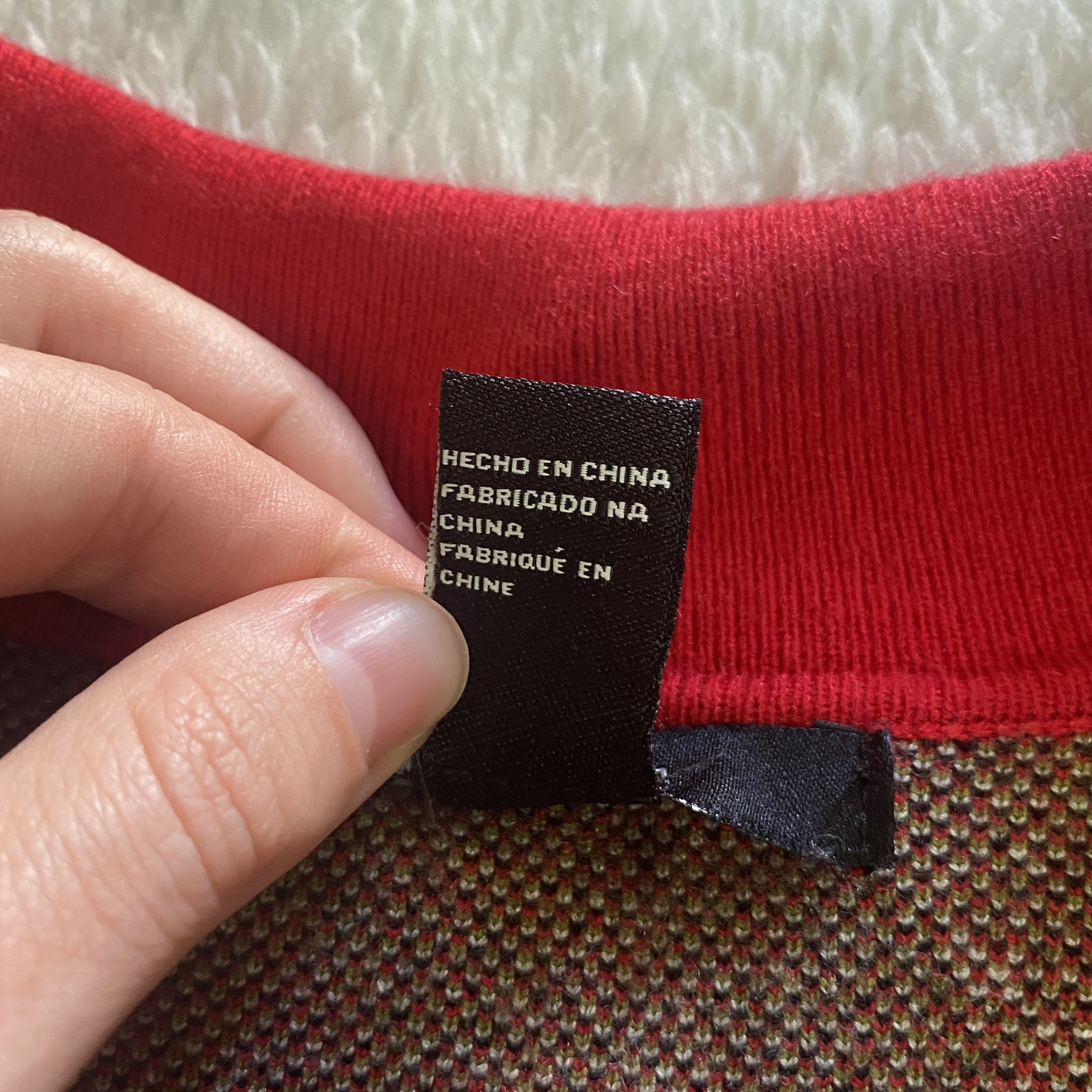Forever 21 Forever 21 Cherry Split-Neck Sweater Dress – Size Small Size S / US 4 / IT 40 - 8 Thumbnail