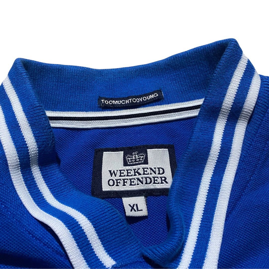 Weekend Offender Weekend offender pride blue polo shirt Size US XL / EU 56 / 4 - 5 Thumbnail