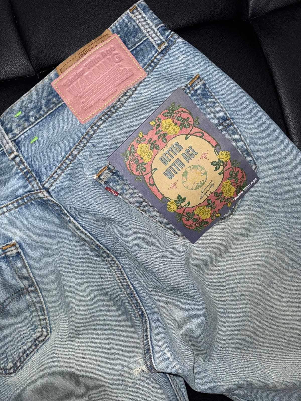 Better With Age Better with age logo jeans Size US 36 / EU 52 - 6 Thumbnail