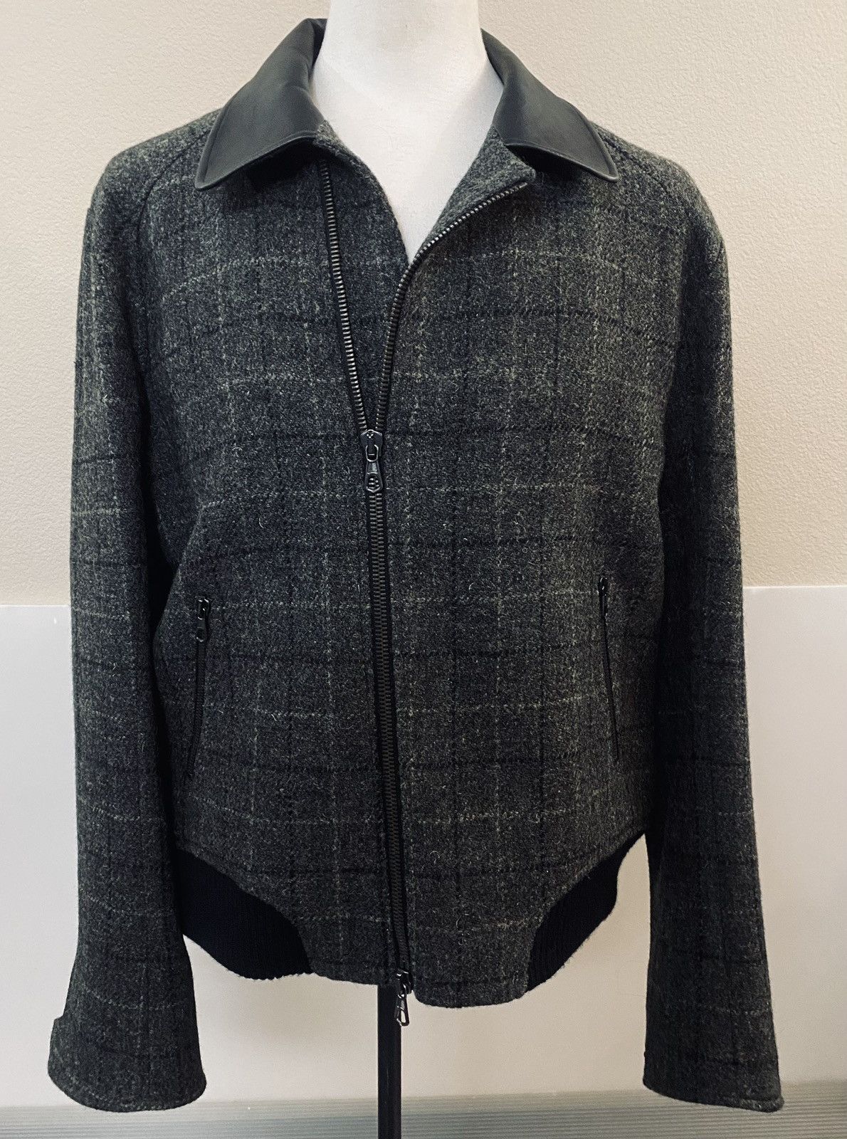 Rag & Bone Rag & Bone 🇺🇸 x Harris tweed wool lambskin B-15 bomber 46 NWT Size US XL / EU 56 / 4 - 1 Thumbnail