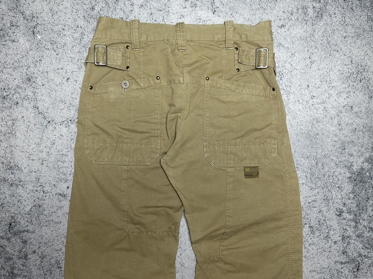 G-Star Vintage G Star Raw Military Style Y2K Distressed Baggy Pants Size US 32 / EU 48 - 12 Thumbnail