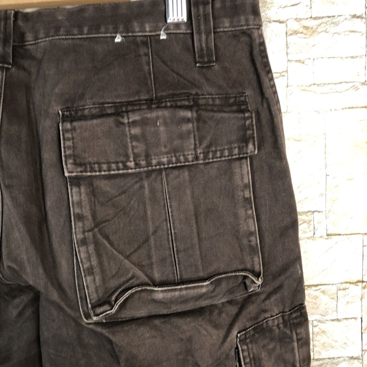 Japanese Brand Uniqlo Dark Brown Cargo Multipocket Pants #A615 Size US 32 / EU 48 - 19 Thumbnail