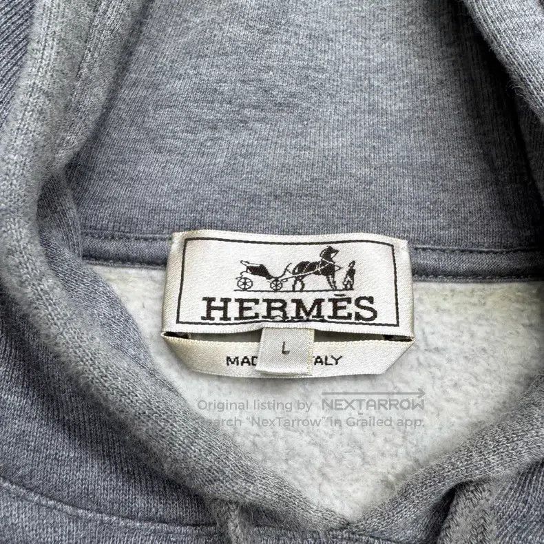 Hermes Hermes Sheepskin Robot Pattern Hoodie Size US L / EU 52-54 / 3 - 4 Thumbnail