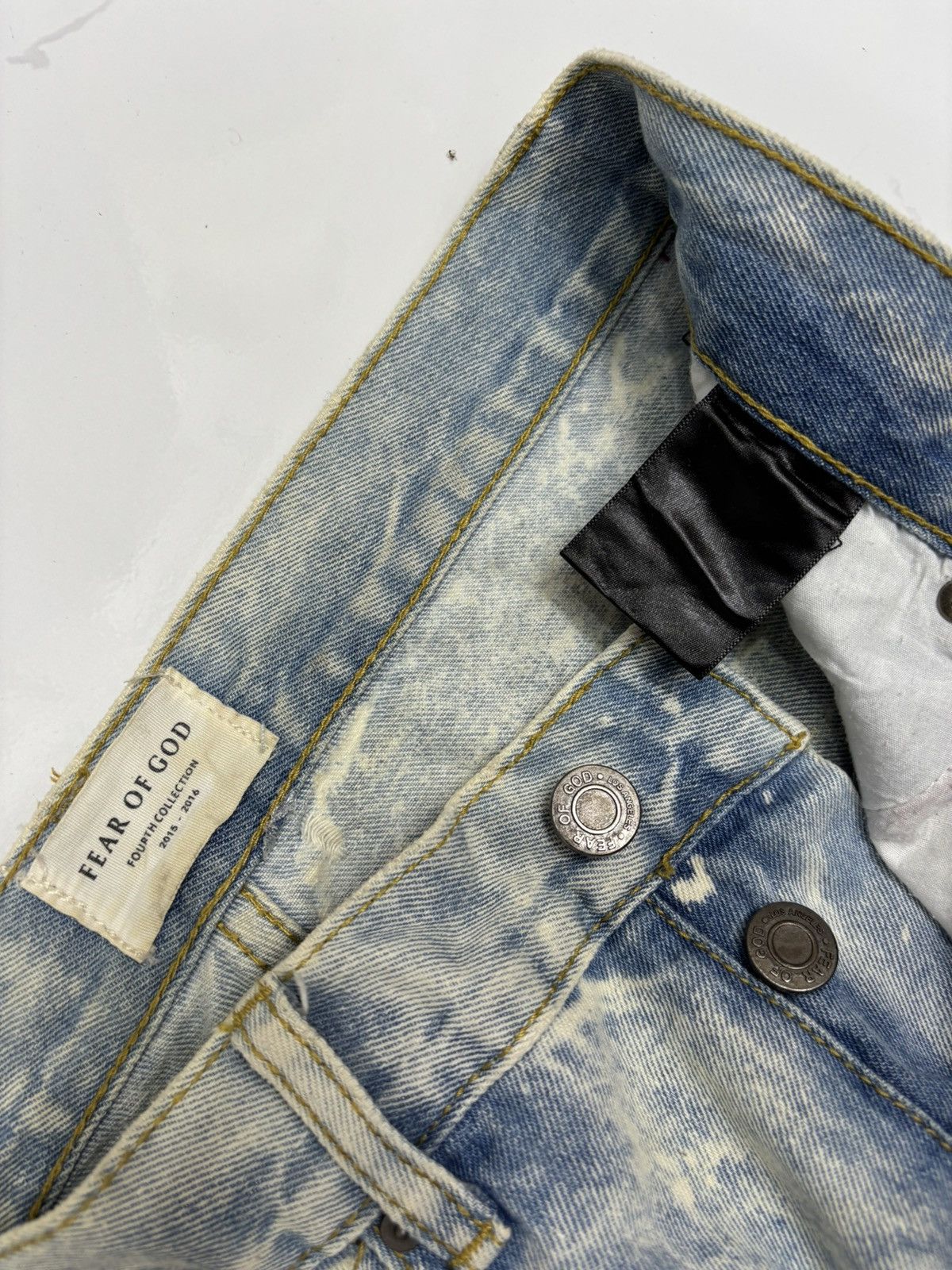 Other FOURTH COLLECTION FOG 2016 4th Ripped Denim Jeans Size US 30 / EU 46 - 14 Thumbnail