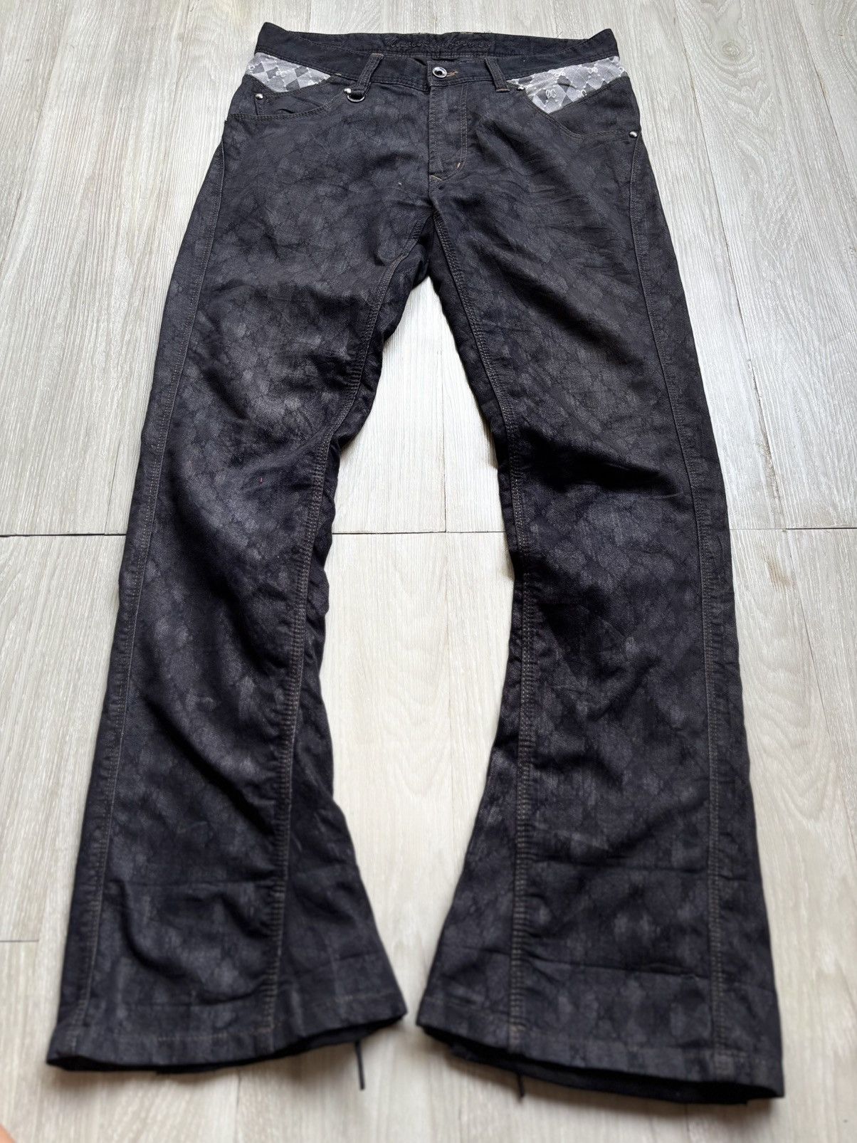 Nicole Club lace up flare jeans Size US 31 - 1 Thumbnail