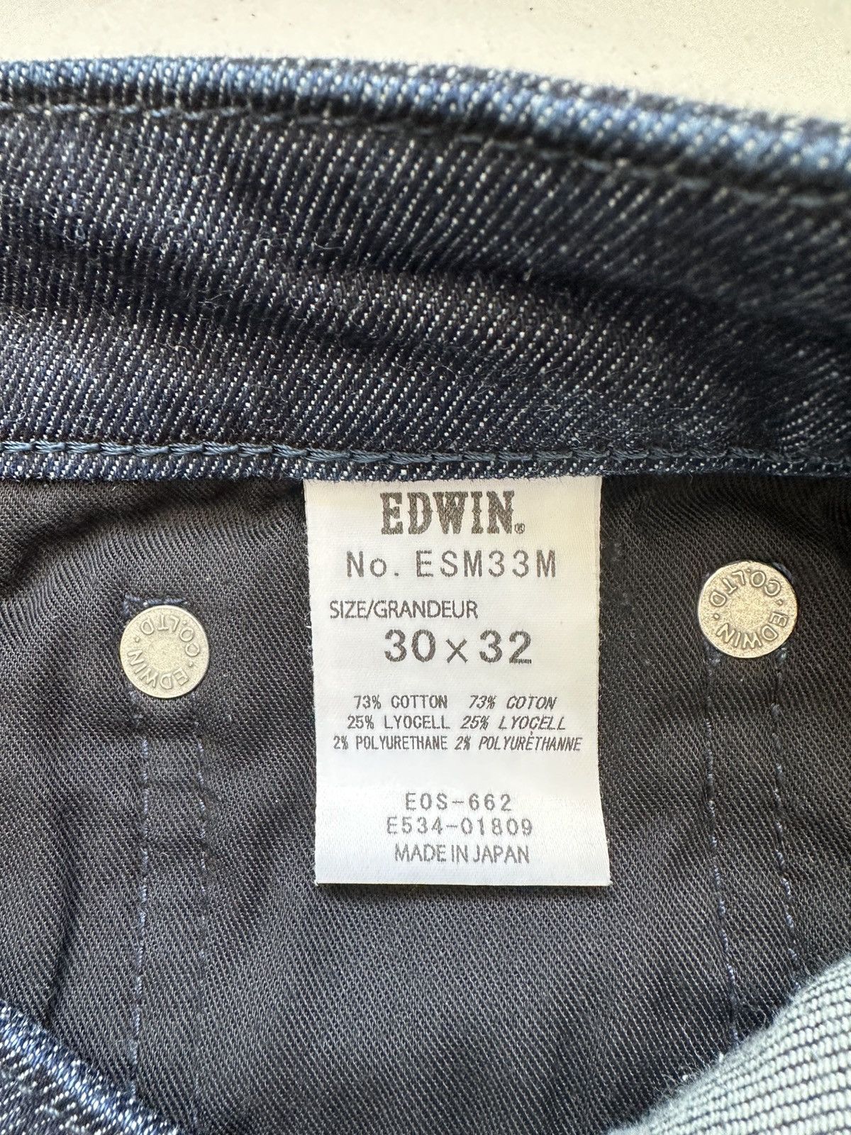Edwin Edwin Skinny Denim Jeans Size US 30 / EU 46 - 11 Thumbnail