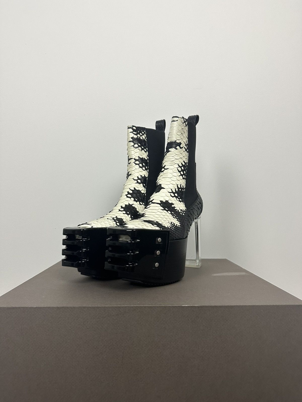 Rick Owens SS22 'FOGACHINE' 1:1 Python Grill Kiss Heels