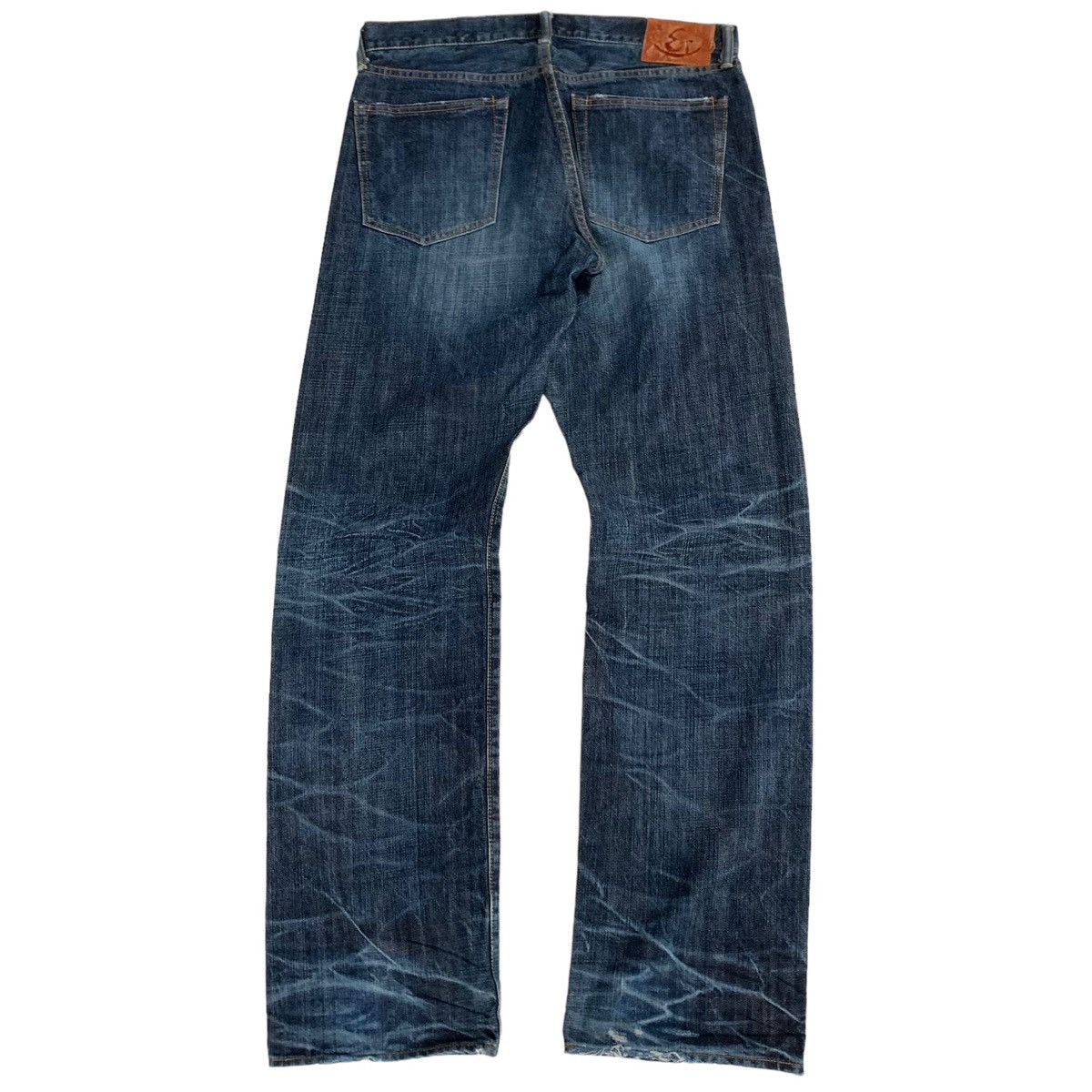 Eternal × Japanese Brand Japanese Brand Eternal Raw Denim Distressed Jeans Size US 34 / EU 50 - 2 Thumbnail
