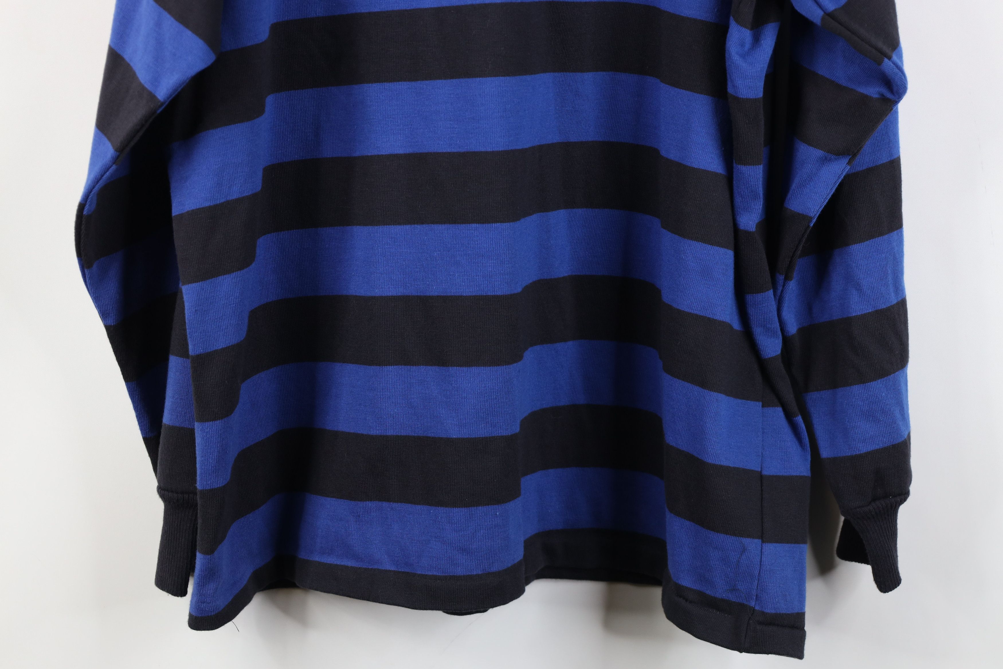 Vintage Vintage 90s Streetwear Block Knit Long Sleeve Rugby Polo USA Size US XL / EU 56 / 4 - 14 Thumbnail