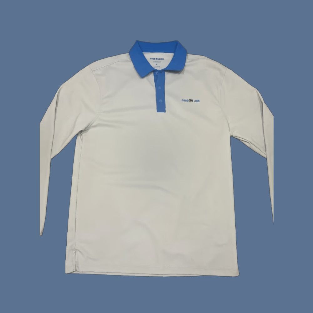 Vintage FOOD LION GRAY LONG SLEEVE POLO SHIRT WOMENS SIZE M User: FOOD LION GRAY LONG SLEEVE POLO SHIRT SIZE WOMEN M Size M / US 6-8 / IT 42-44 - 1 Thumbnail