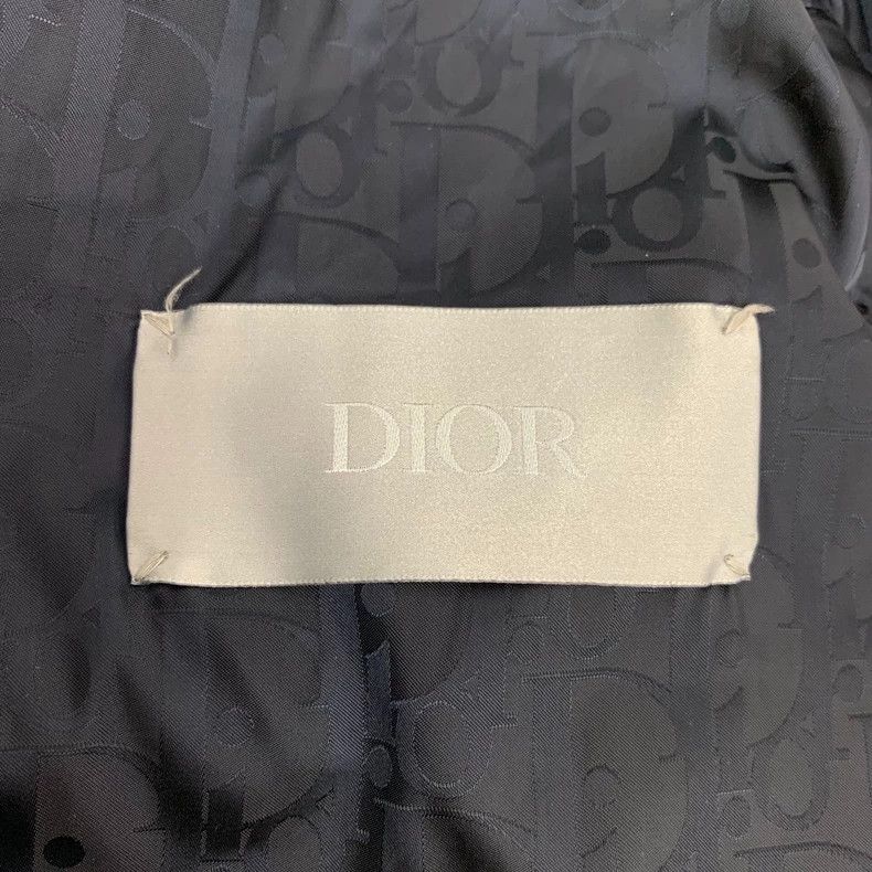 Dior Dior Black logo full-print lapel long-sleeved down jacket Size US M / EU 48-50 / 2 - 5 Thumbnail