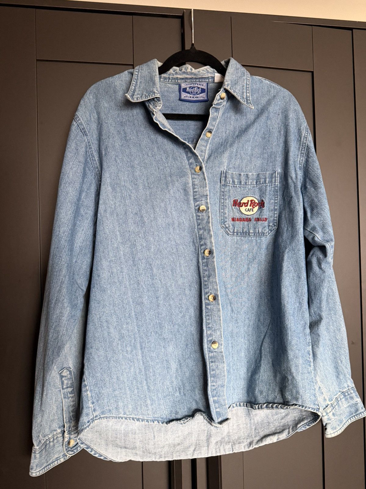Hard Rock Cafe Niagara Falls Denim Shirt Size US XL / EU 56 / 4 - 1 Thumbnail