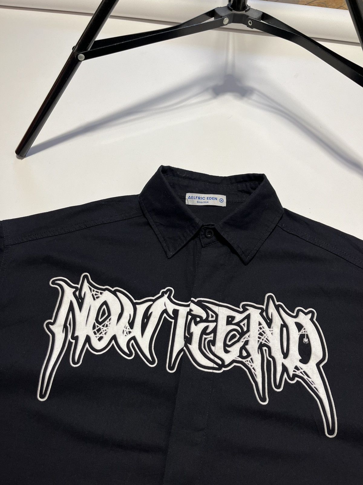 Band Tees Delfric Eden Black Metal boxy fit shirt Size US M / EU 48-50 / 2 - 2 Thumbnail
