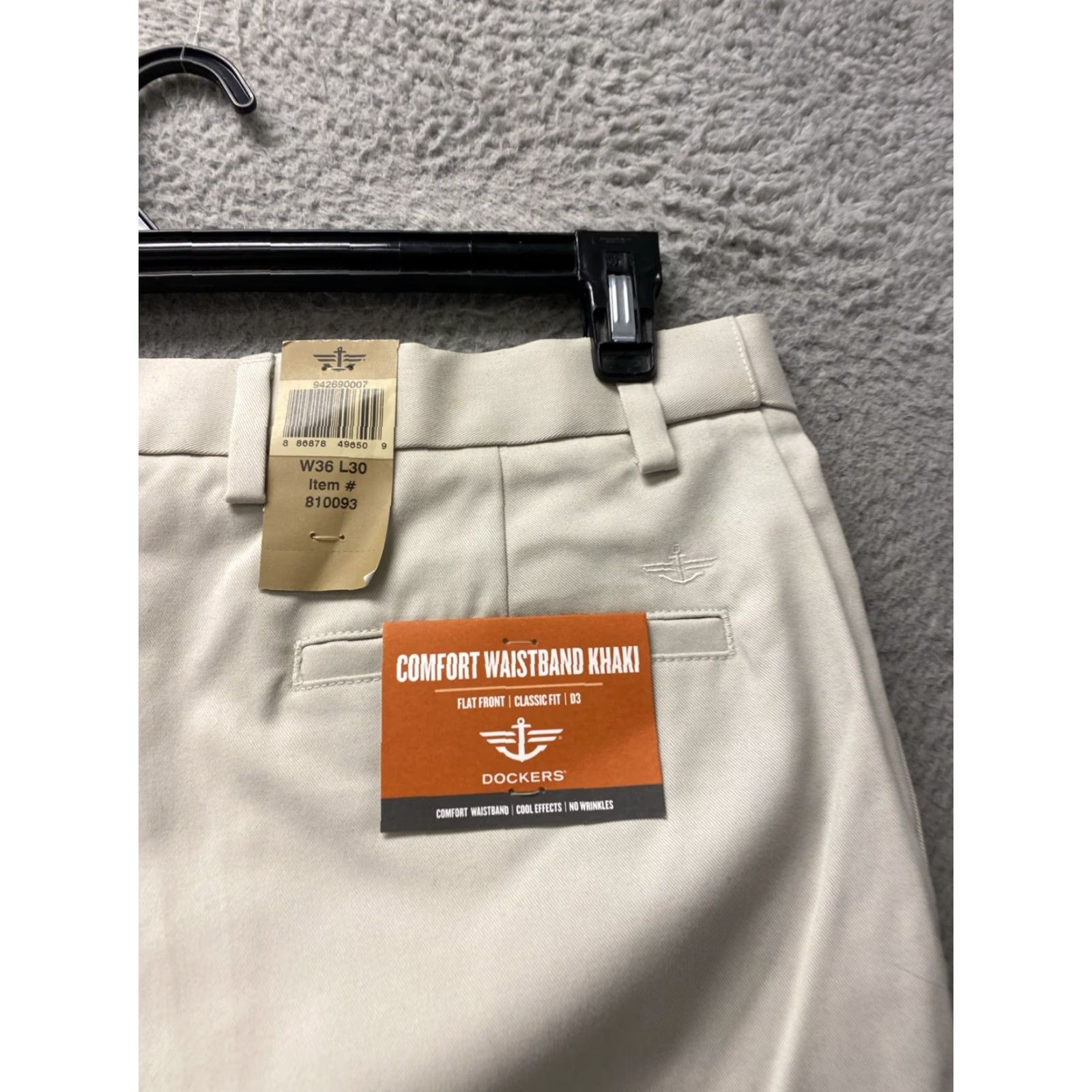Dockers Docker's Chino Pants Mens Size 36x30 Beige Classic Casual NWT /0568 Size US 36 / EU 52 - 7 Thumbnail