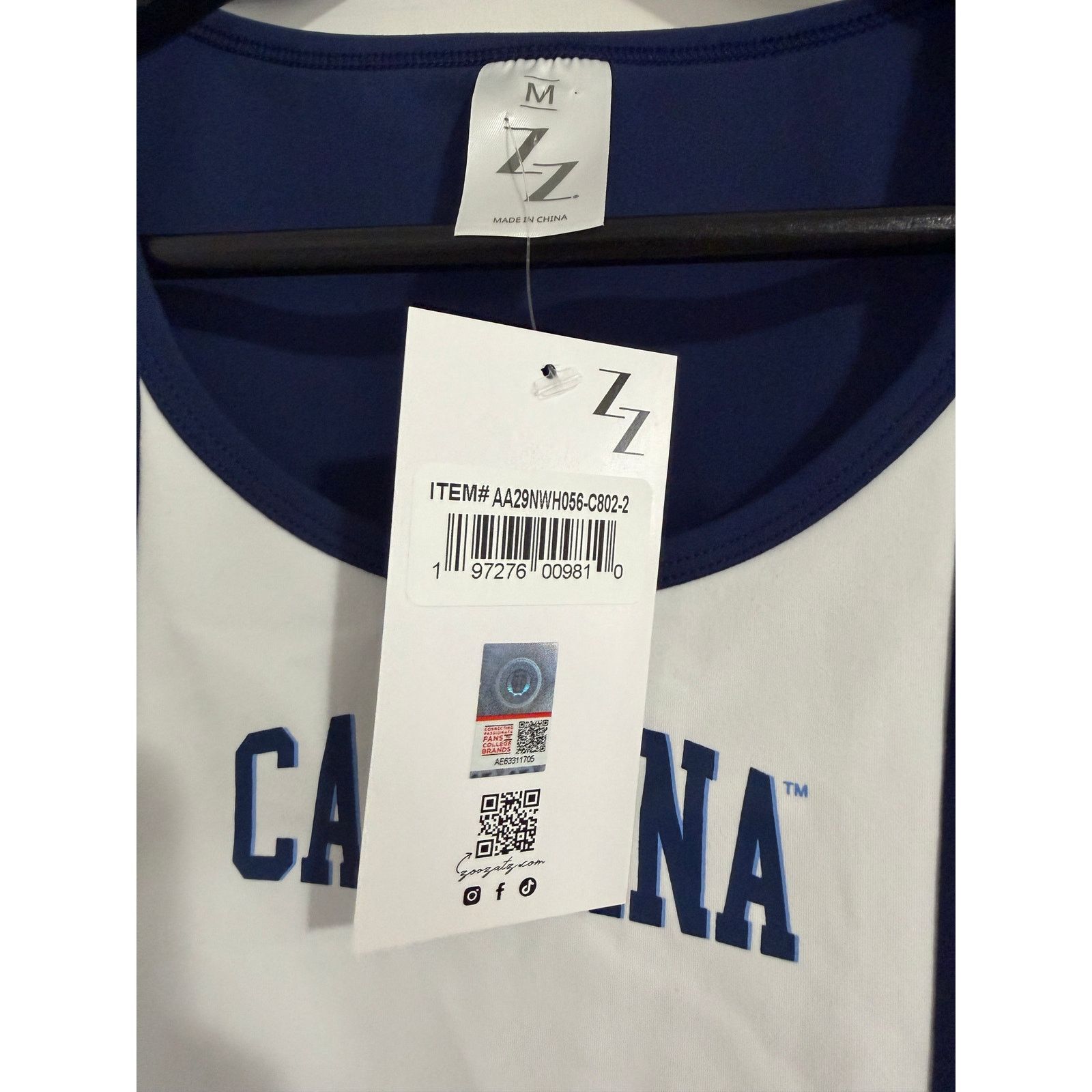 NCAA NWT North Carolina Tar Heels Cropped Tank Top Size M Size M / US 6-8 / IT 42-44 - 5 Thumbnail