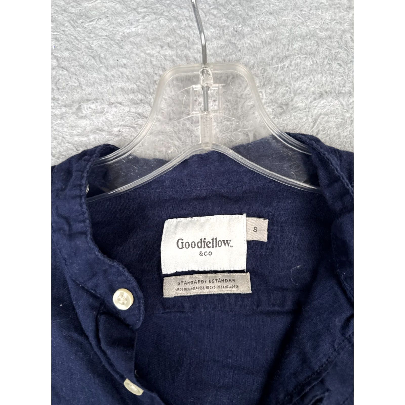 Vintage Goodfellow & Co Shirt Men Small Blue Button Up Long Sleeve Pocket Size US S / EU 44-46 / 1 - 7 Thumbnail