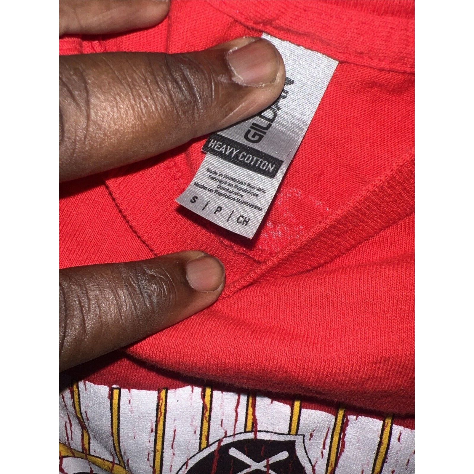Gildan Vintage Pittsburgh Pirates Men’s Tee Champions Sz Small Red Size US S / EU 44-46 / 1 - 3 Thumbnail